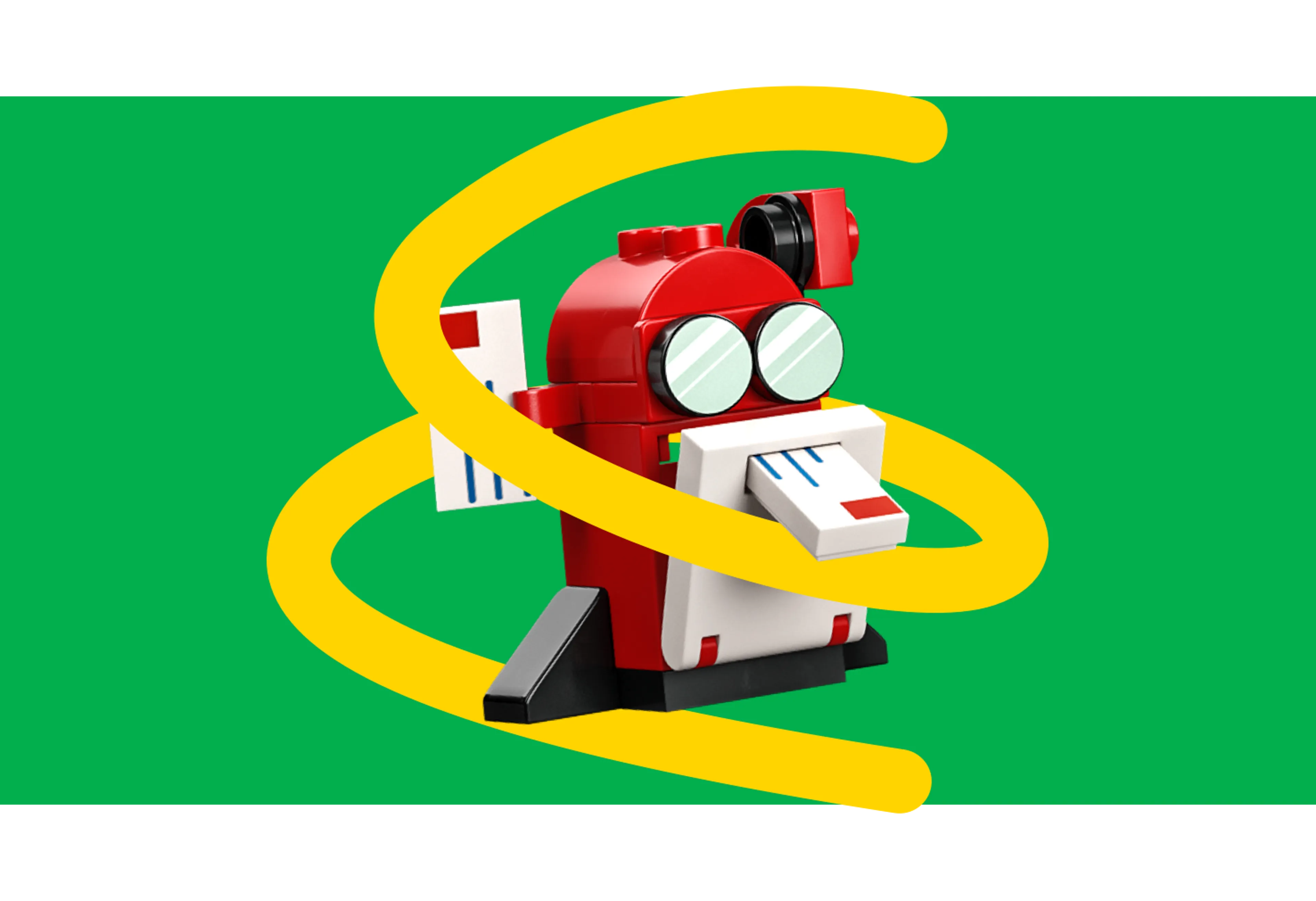 Model van een LEGO robot