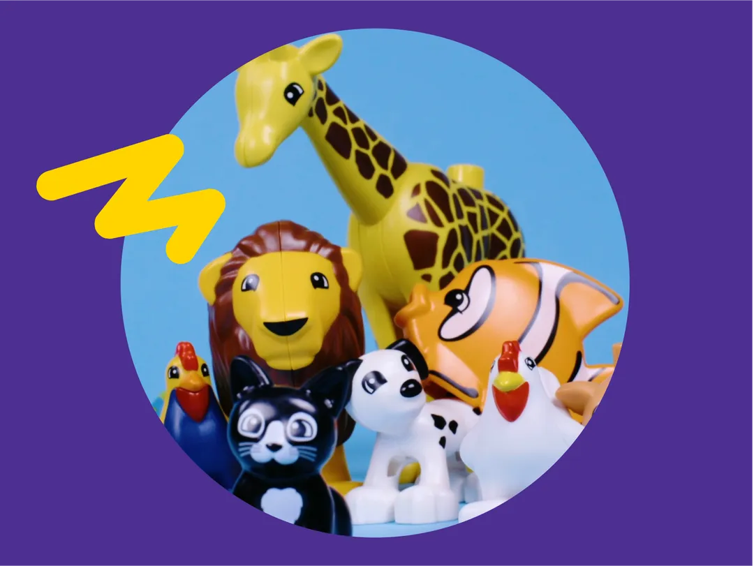 Teaching Animal Sounds with DUPLO® | LEGO.com for families