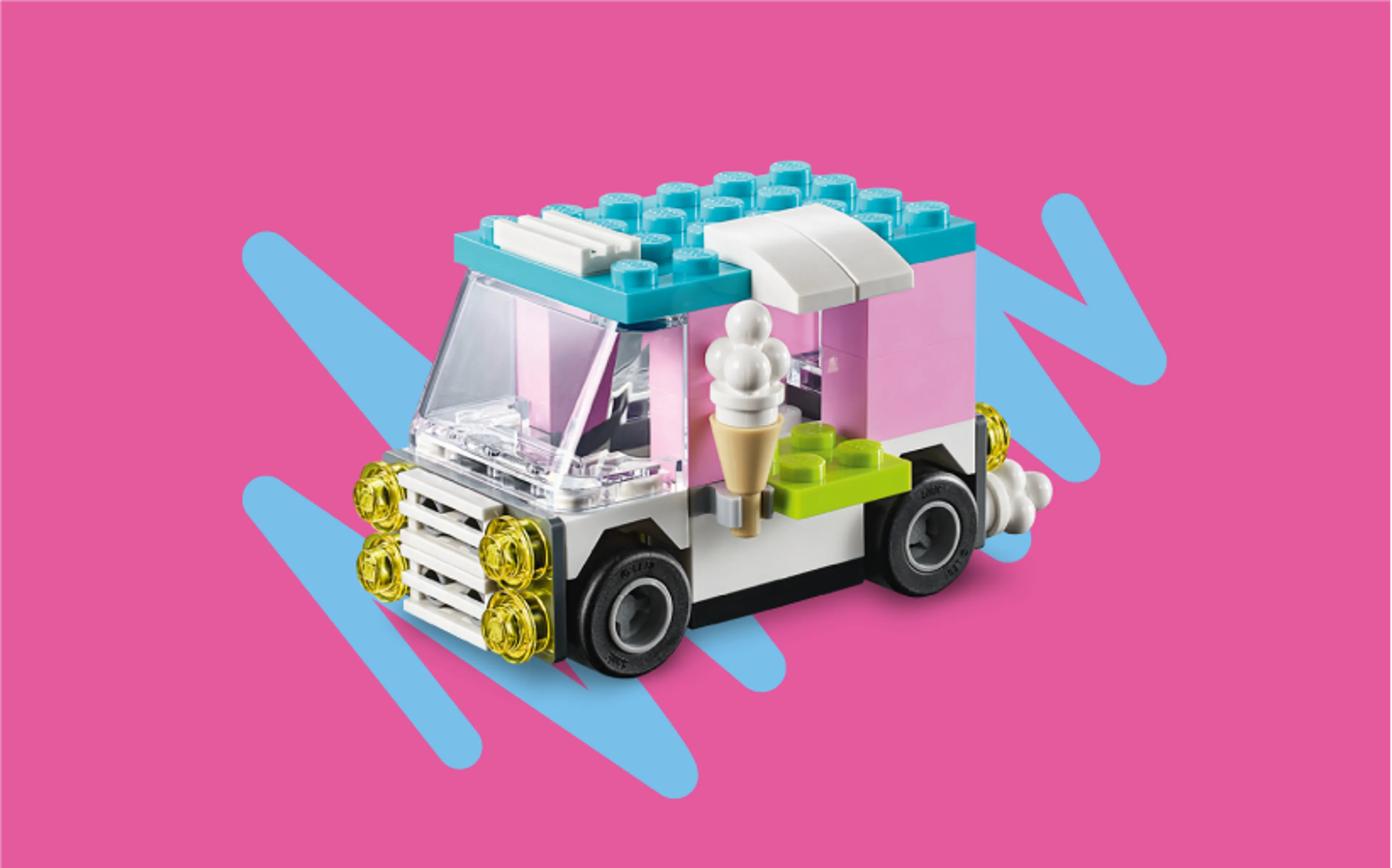 Licorne Lego détaillée dans un monde HD 3D · Creative Fabrica