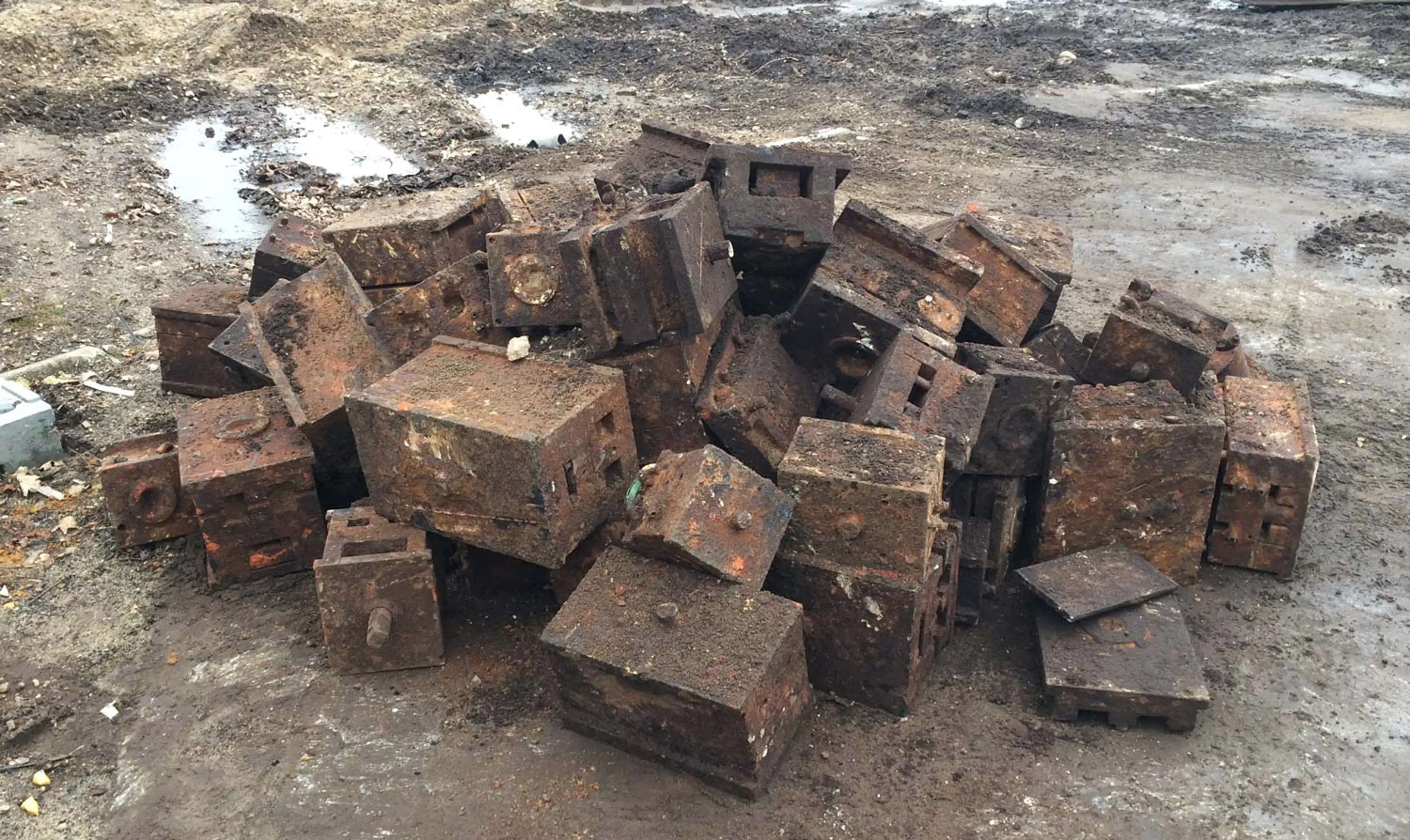 pile of old moulds