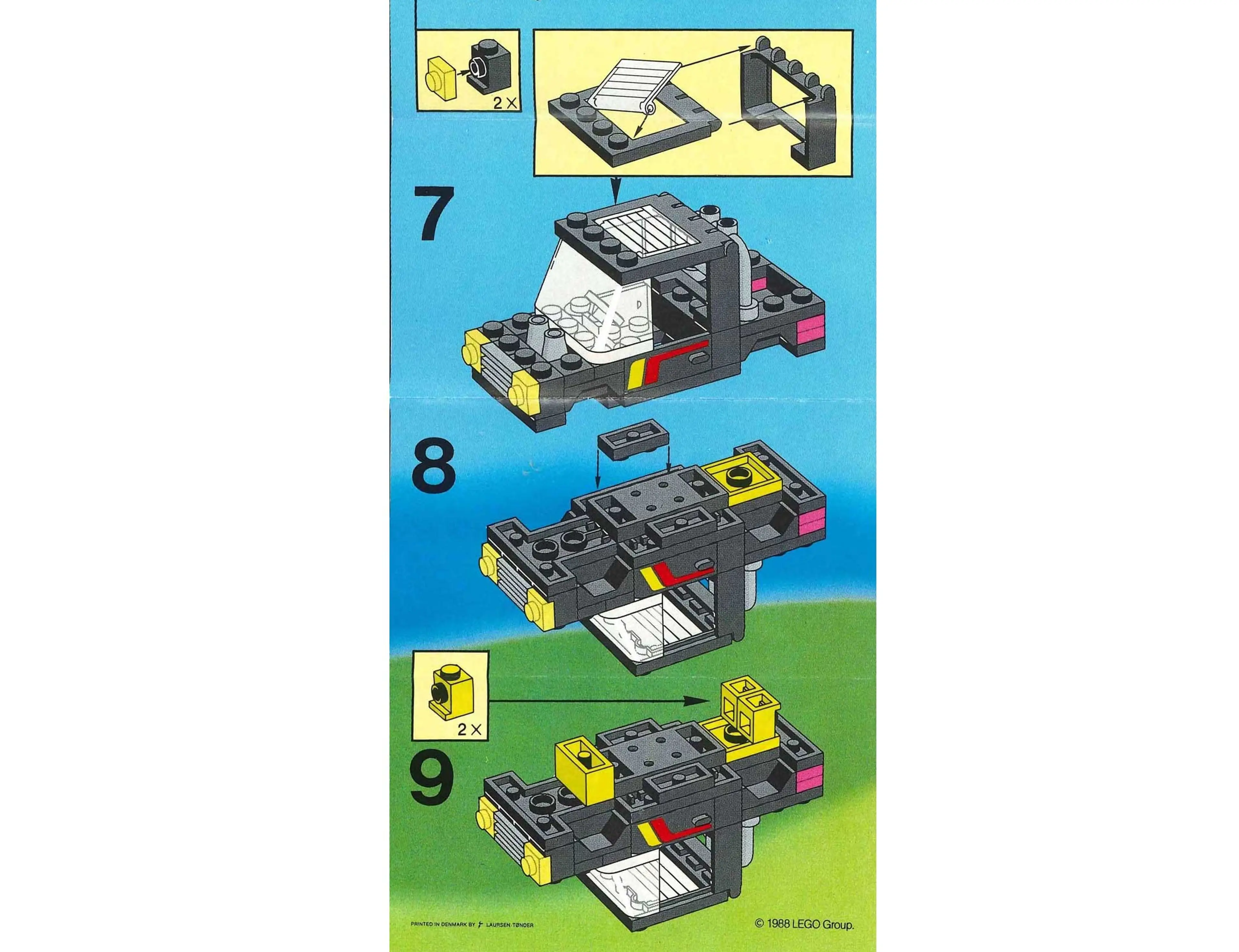 building instruction from 1988