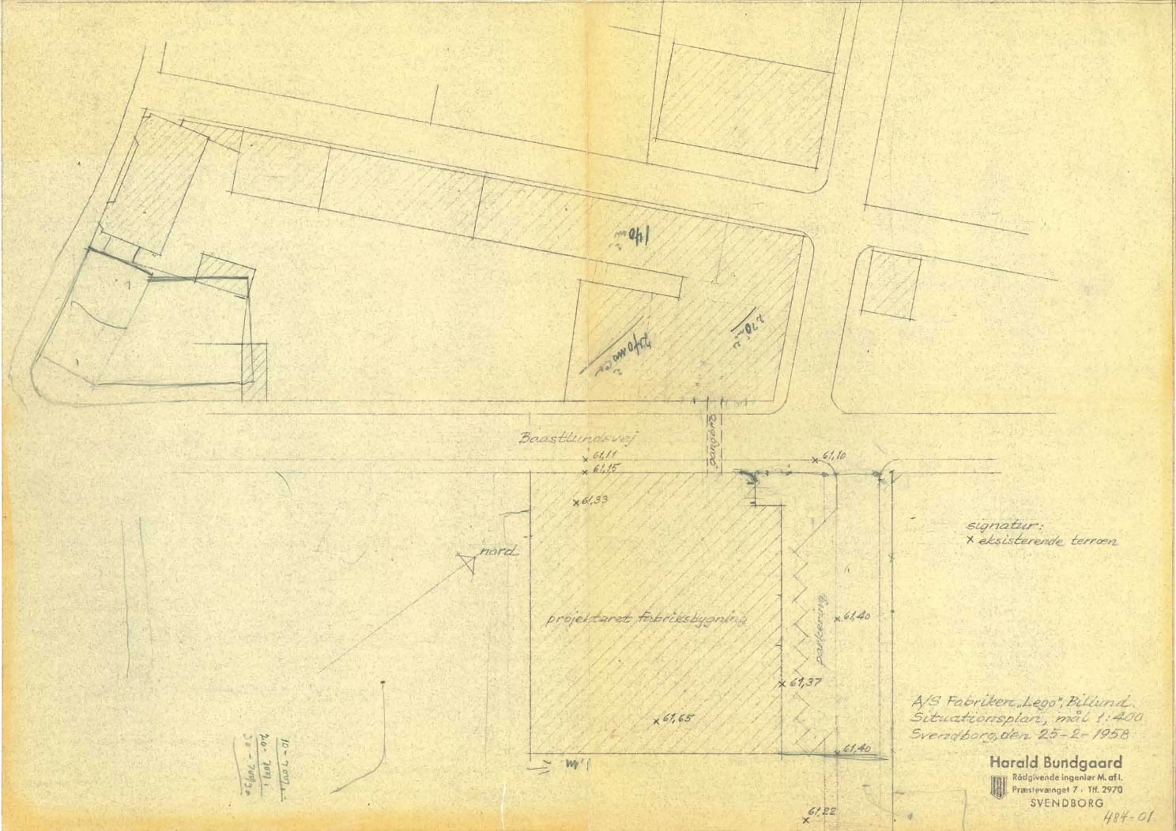 drawing of a factory expansion