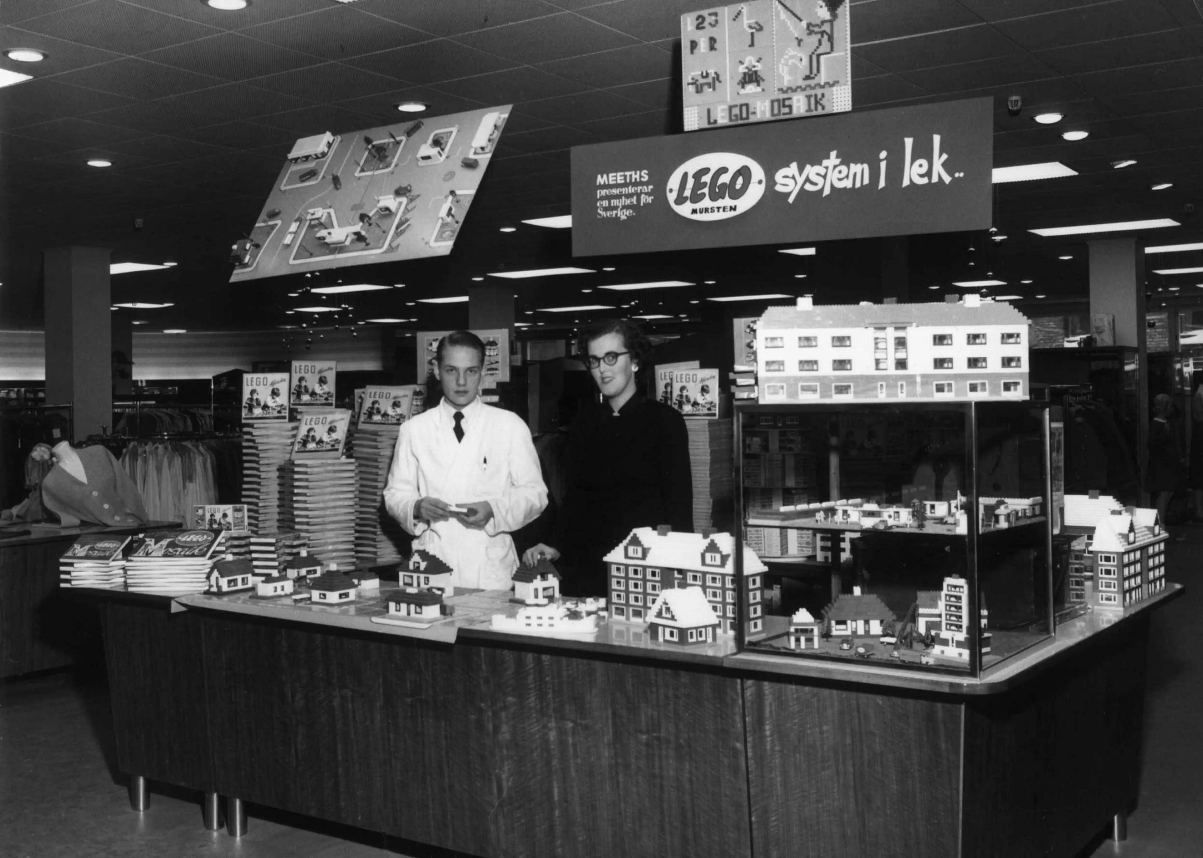 Inside a Swedish department store