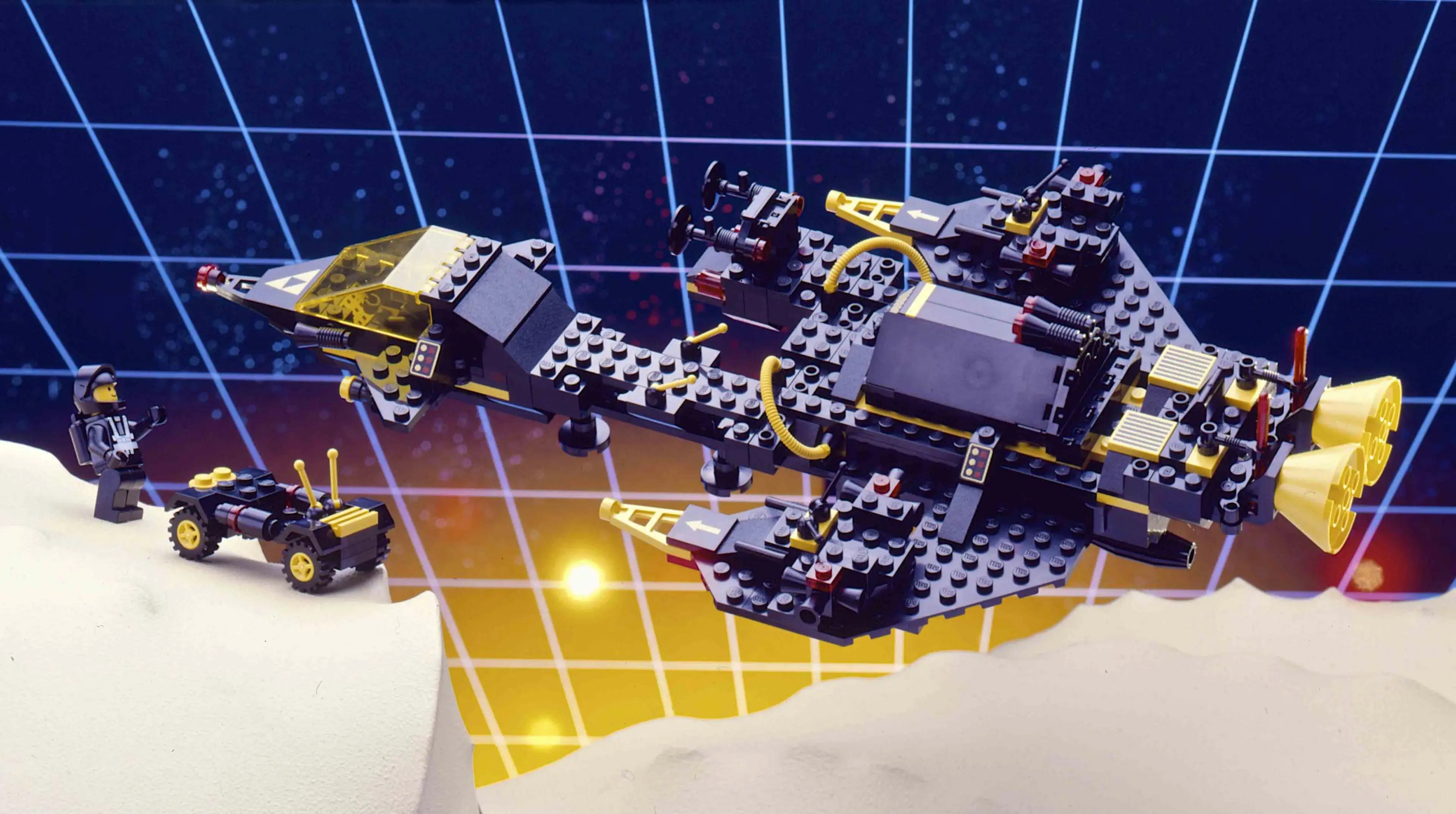 Black LEGO Spaceship
