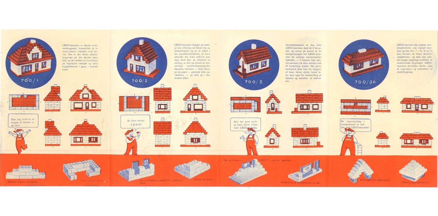 LEGO® building instructions through time | LEGO® History | LEGO.com US
