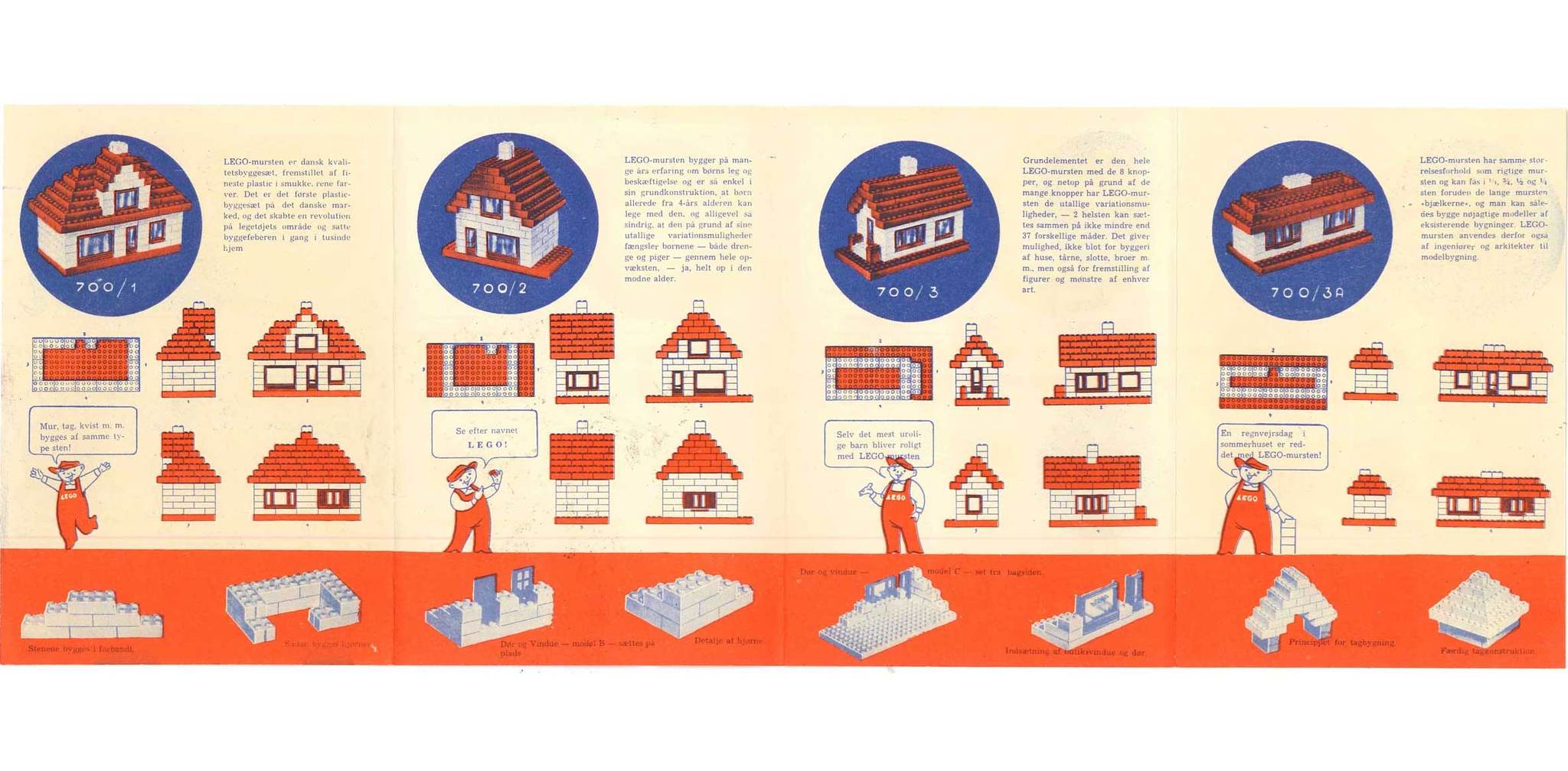 LEGO® building instructions through time | LEGO® History | LEGO.com US