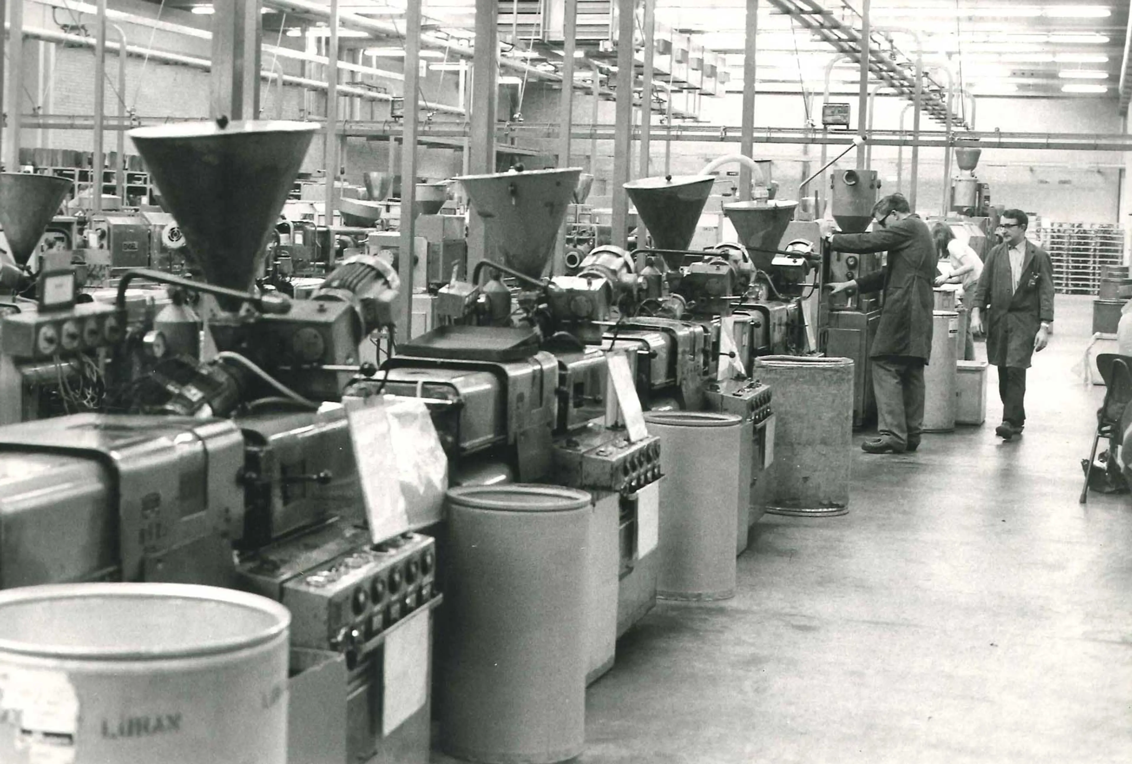 Inside a LEGO factory in the 1970s