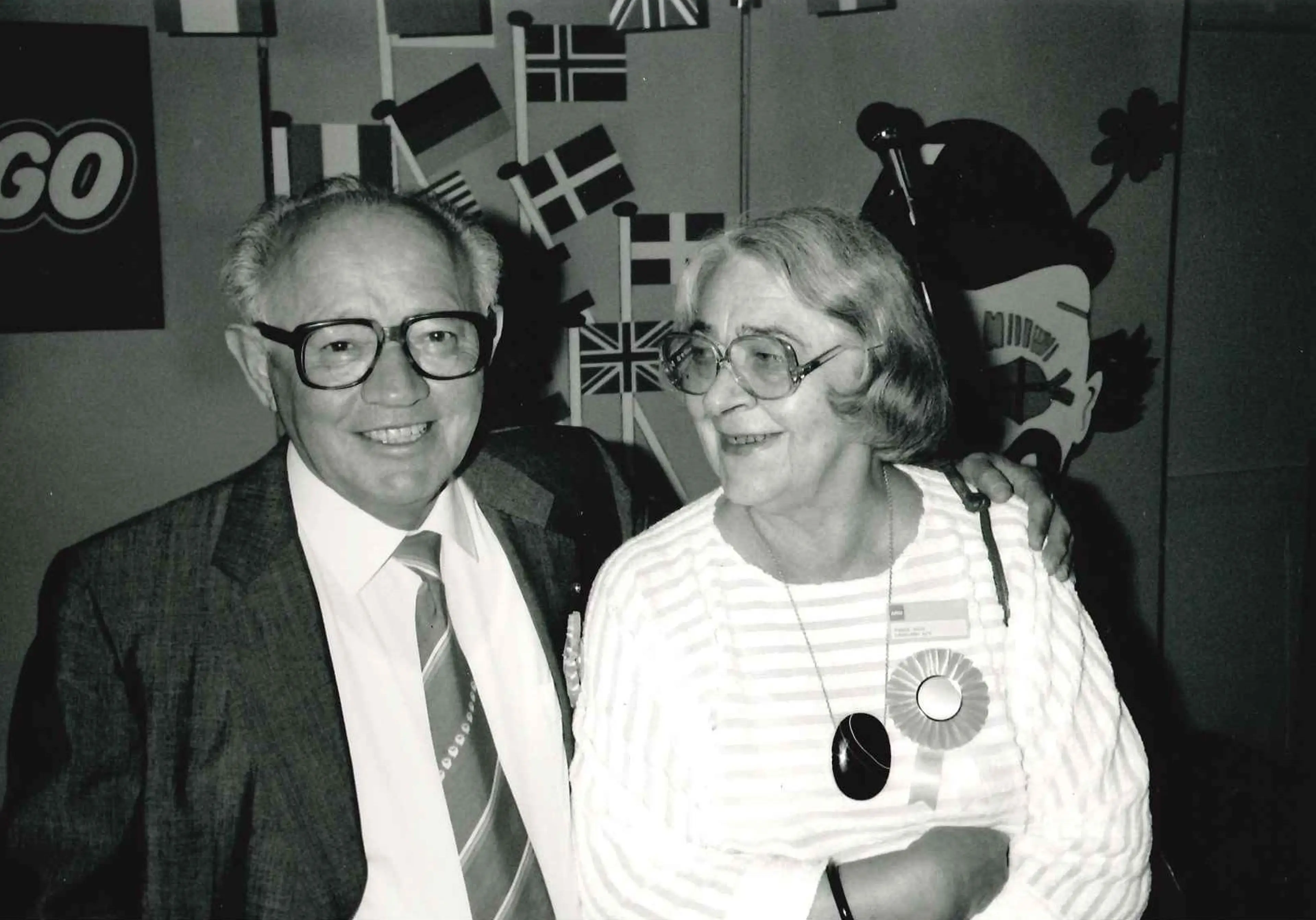 Godfred Kirk Christiansen and Dagny Holm