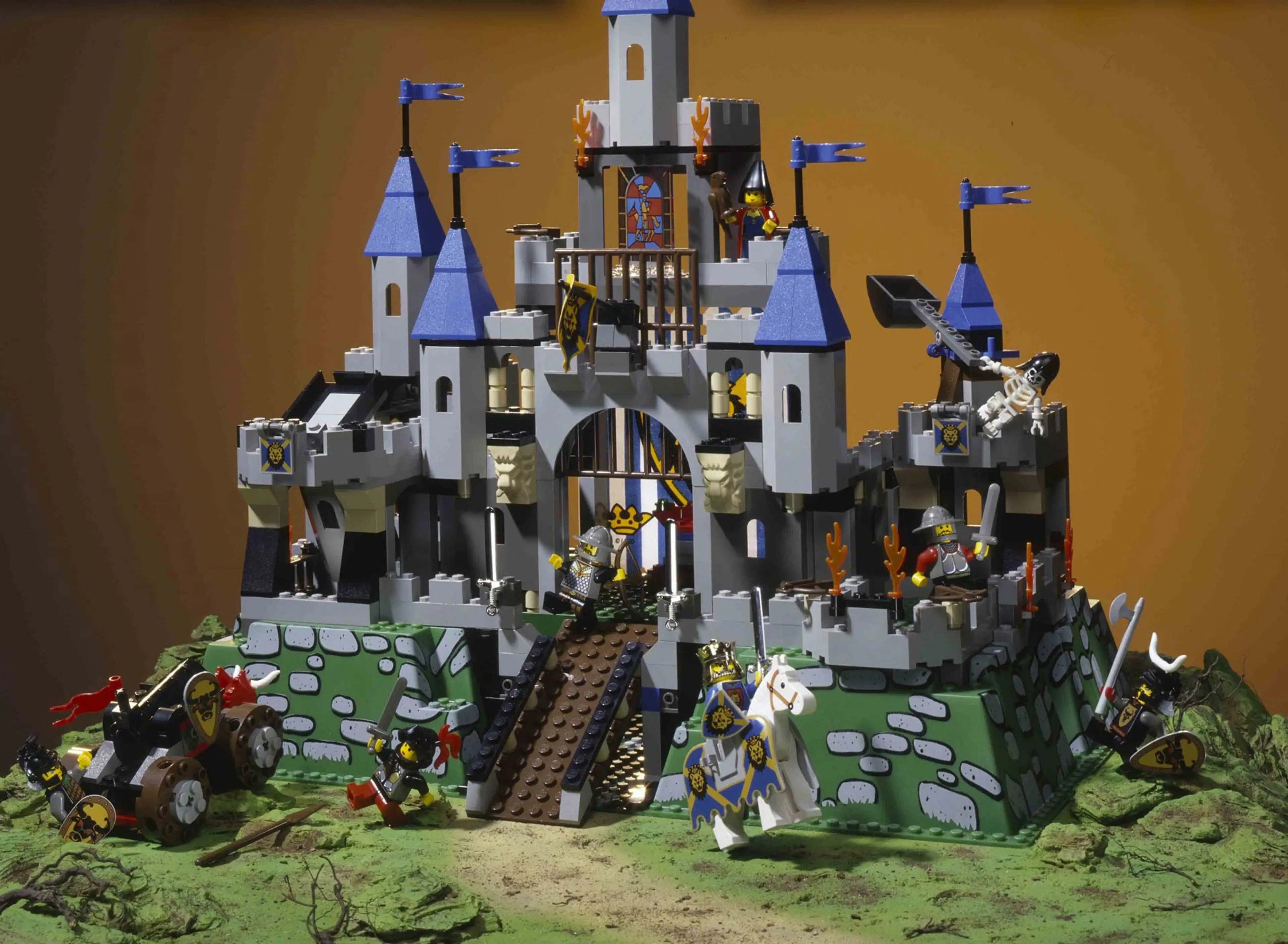 Grey LEGO castle set from 2000