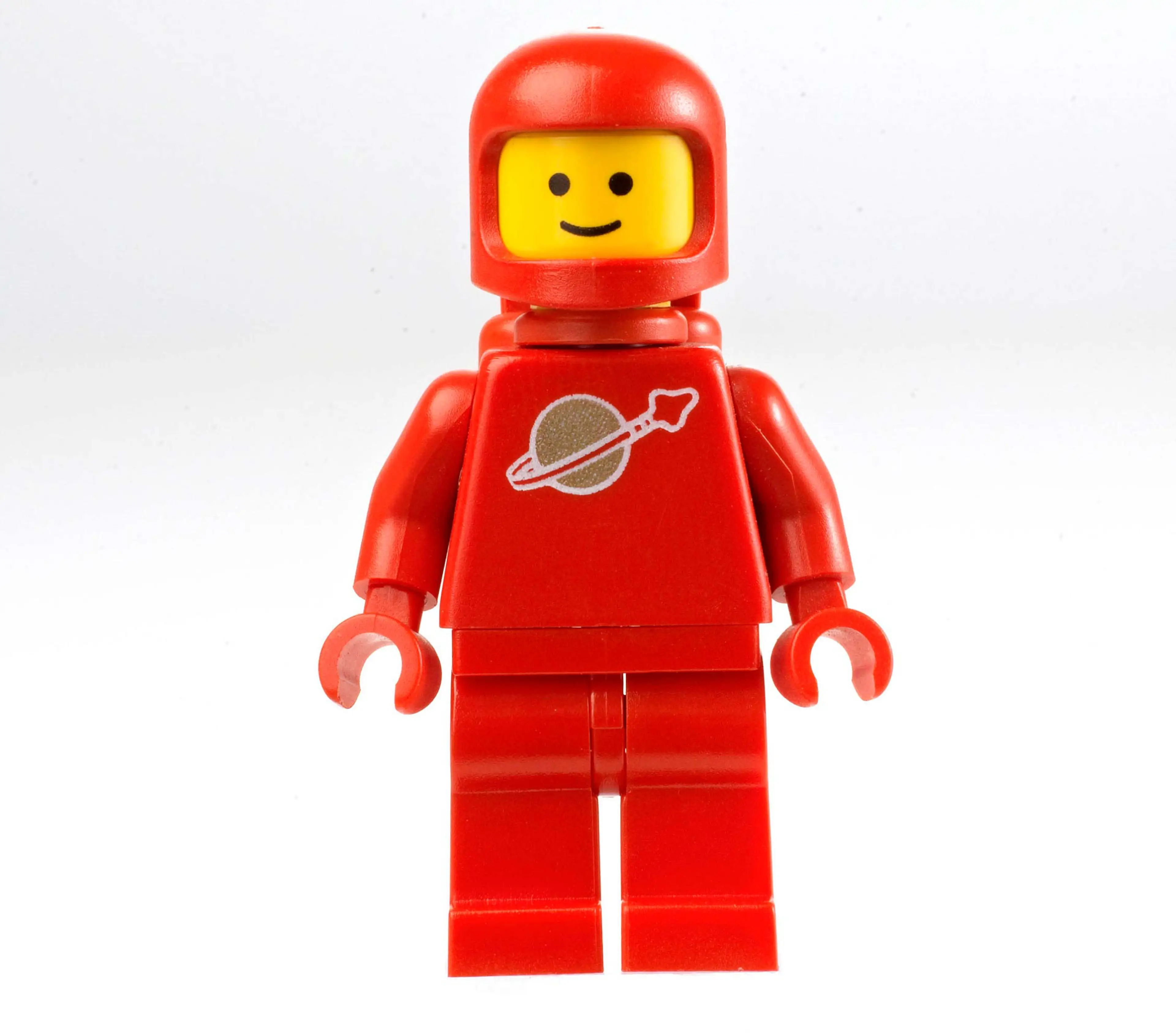 Red LEGO Space minifigure