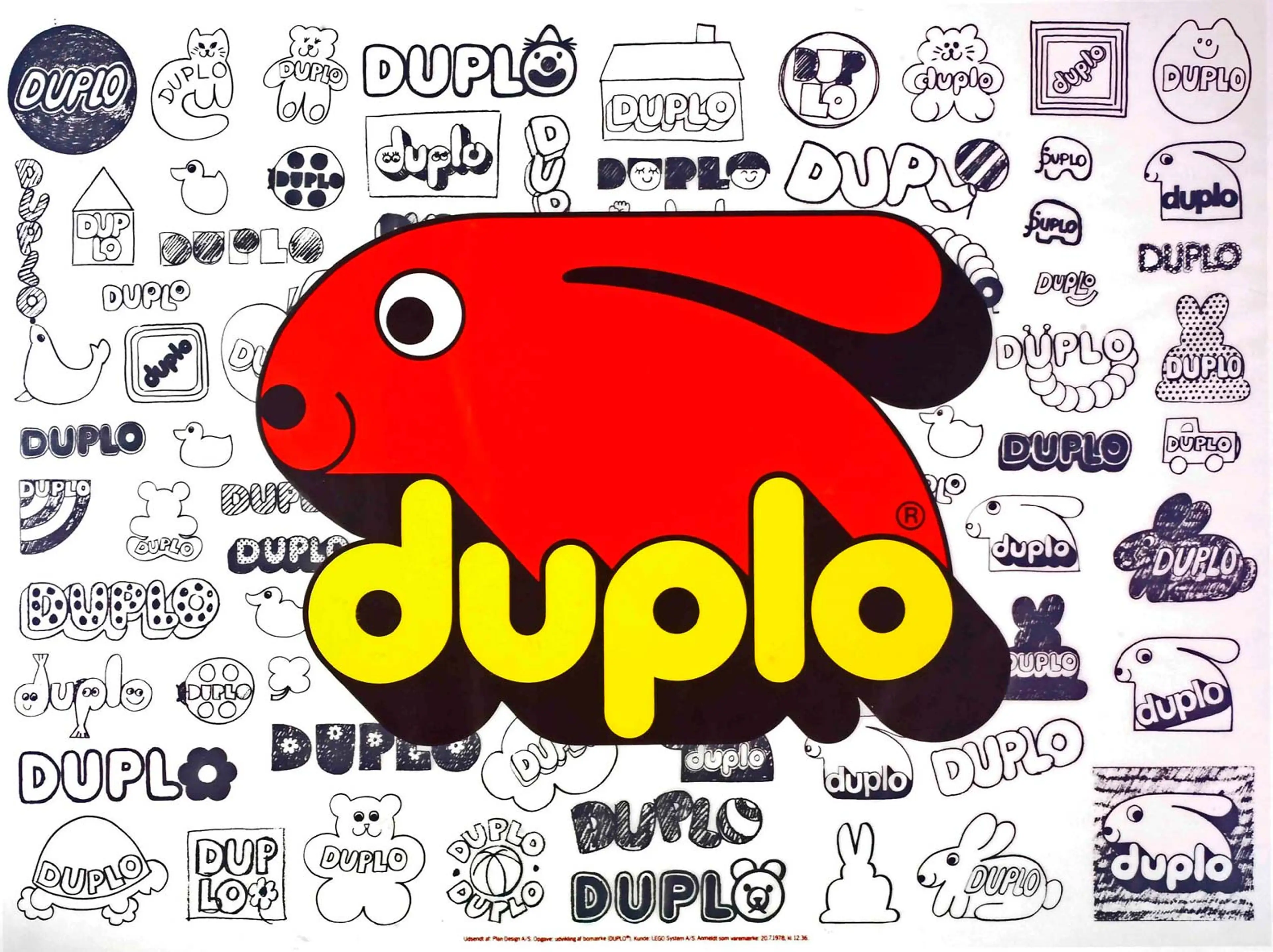 The original LEGO DUPLO logo