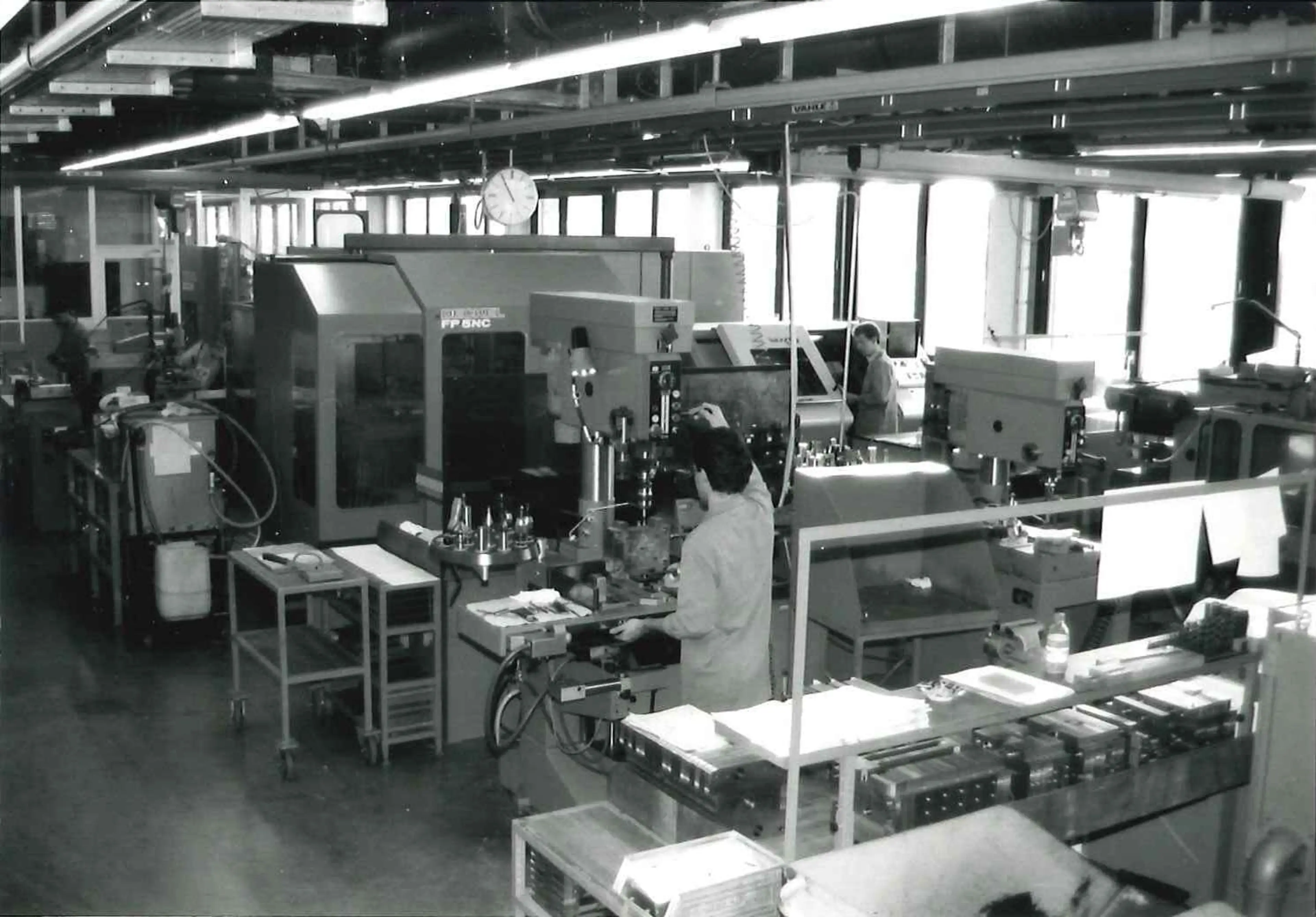Inside factory in Switzerland