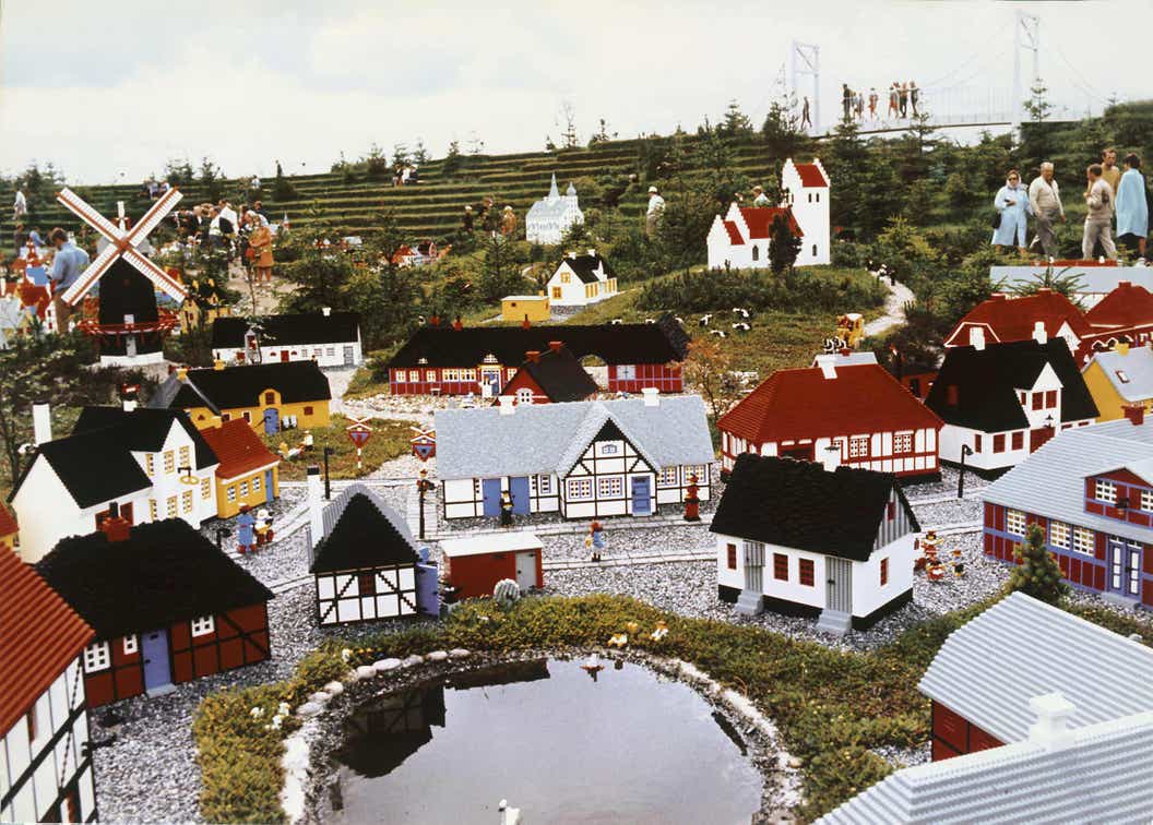 Miniland in the LEGOLAND park in Billund