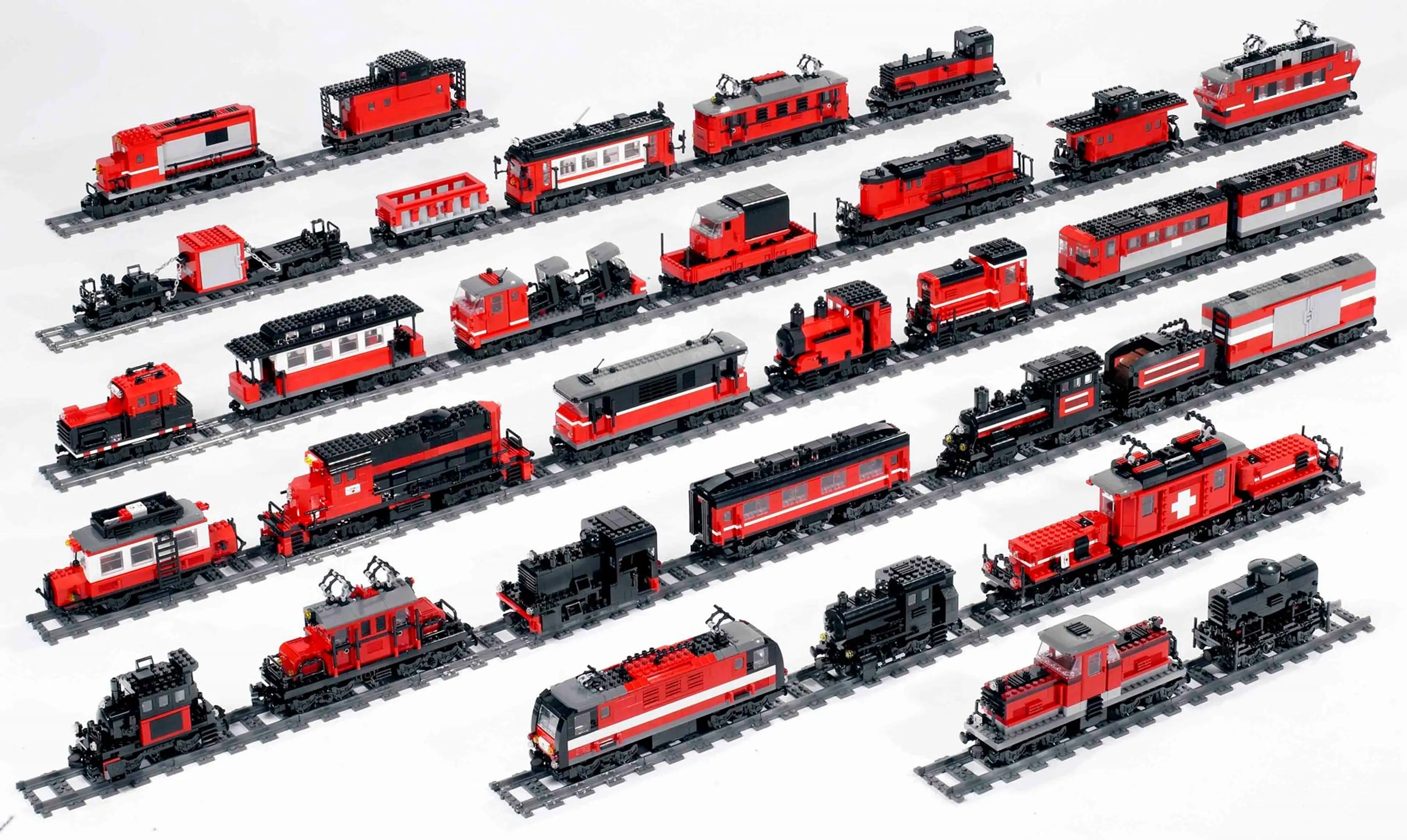 overview of all the alternate models from the Hobby Trains set