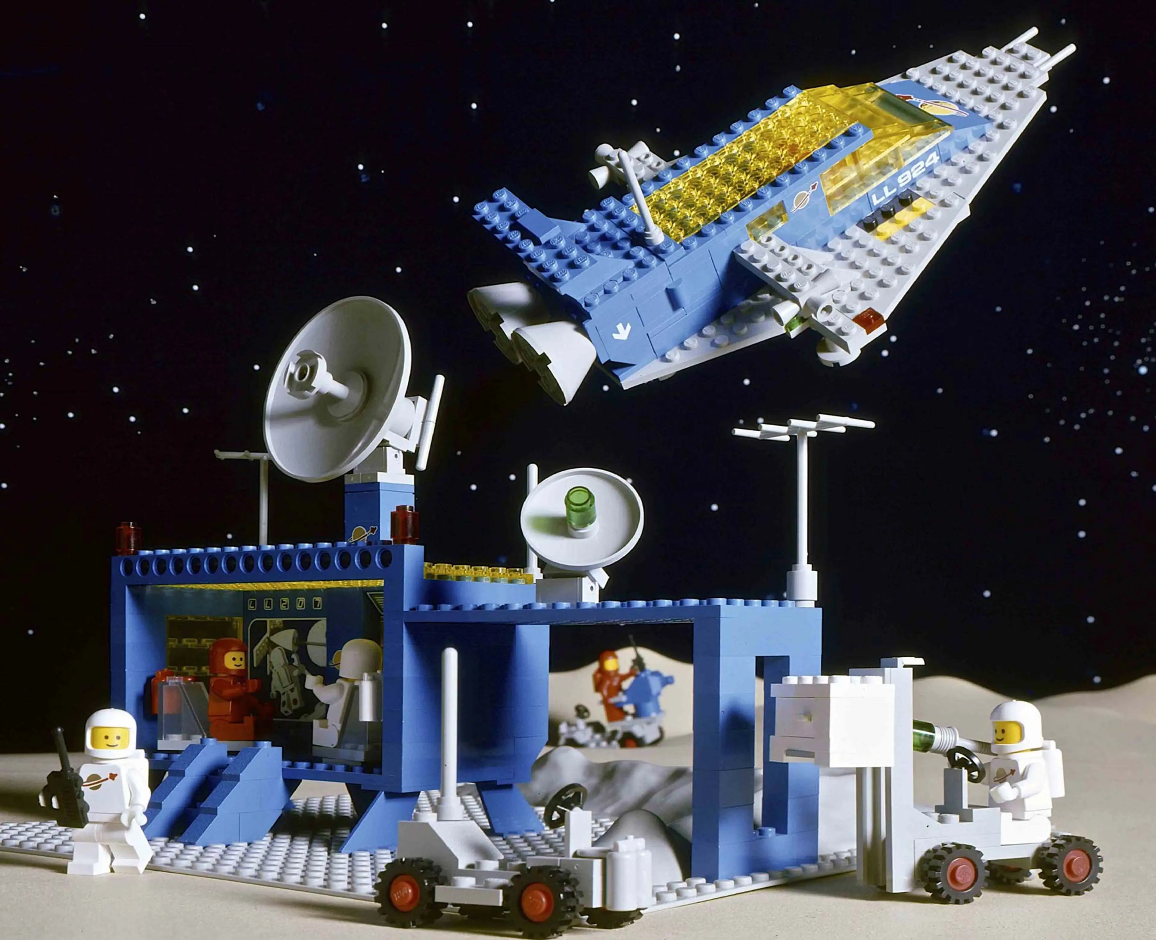 various LEGO Space sets