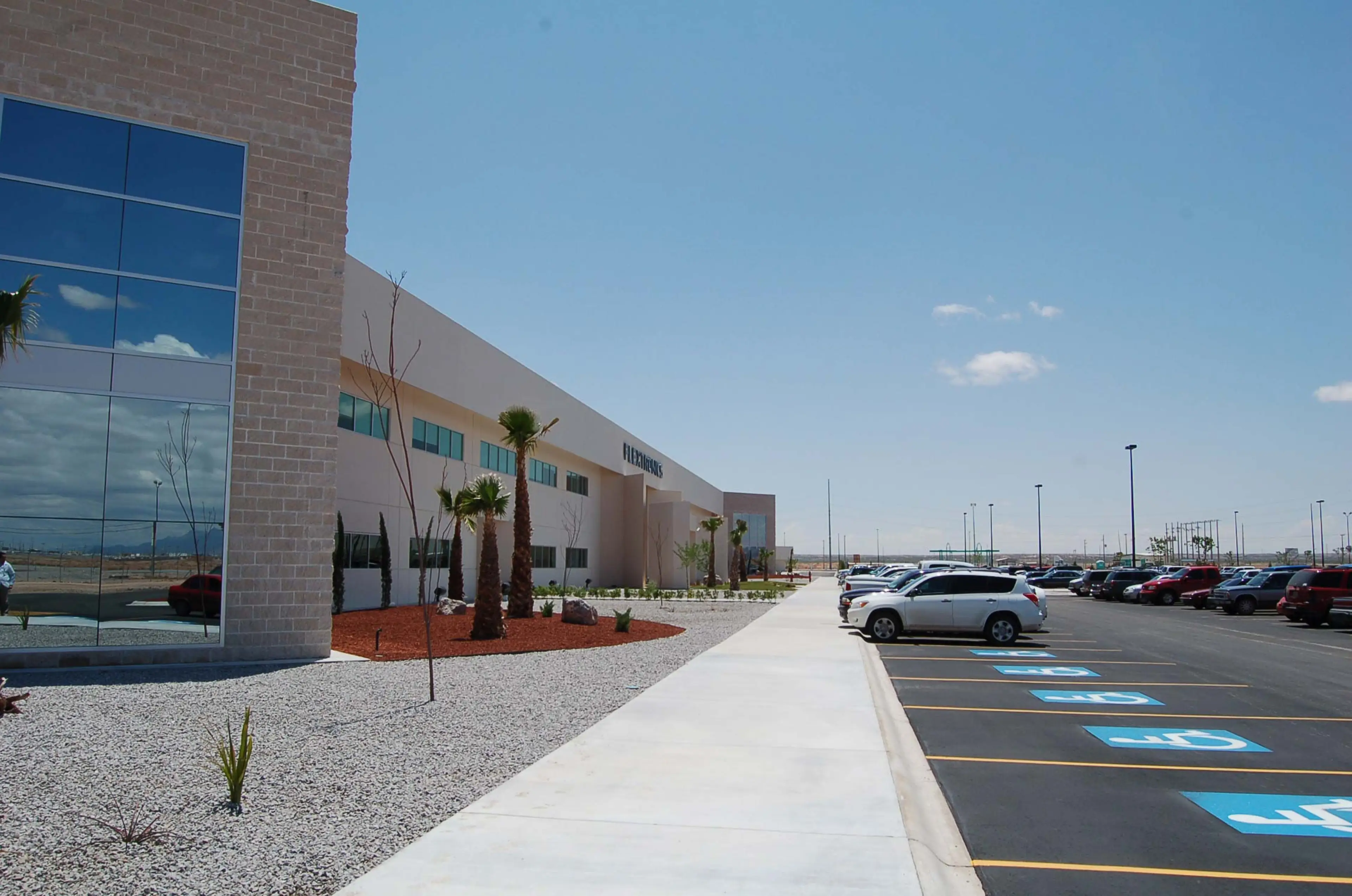 exterior of a factory