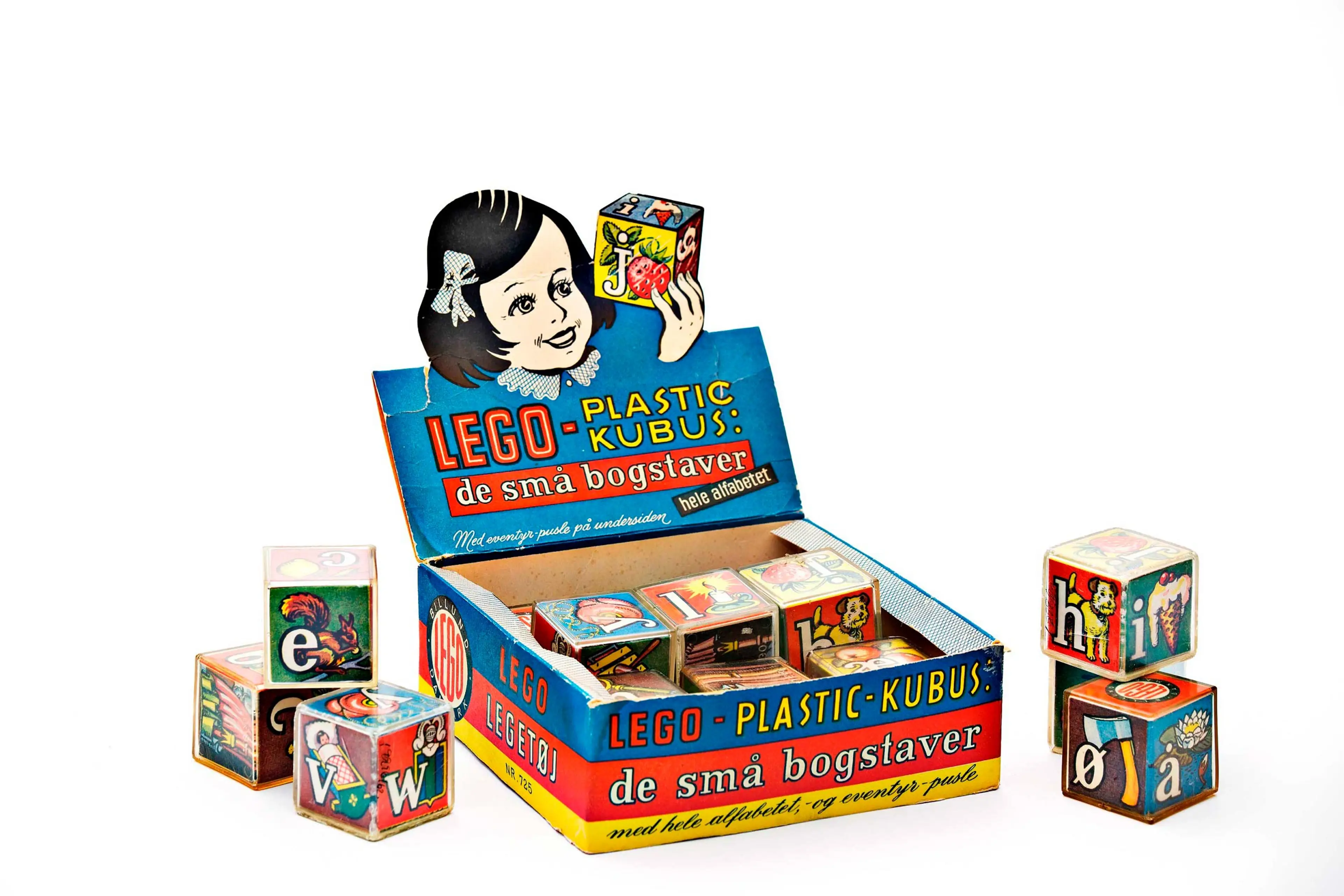 LEGO products produced in Norway in the early 1950s