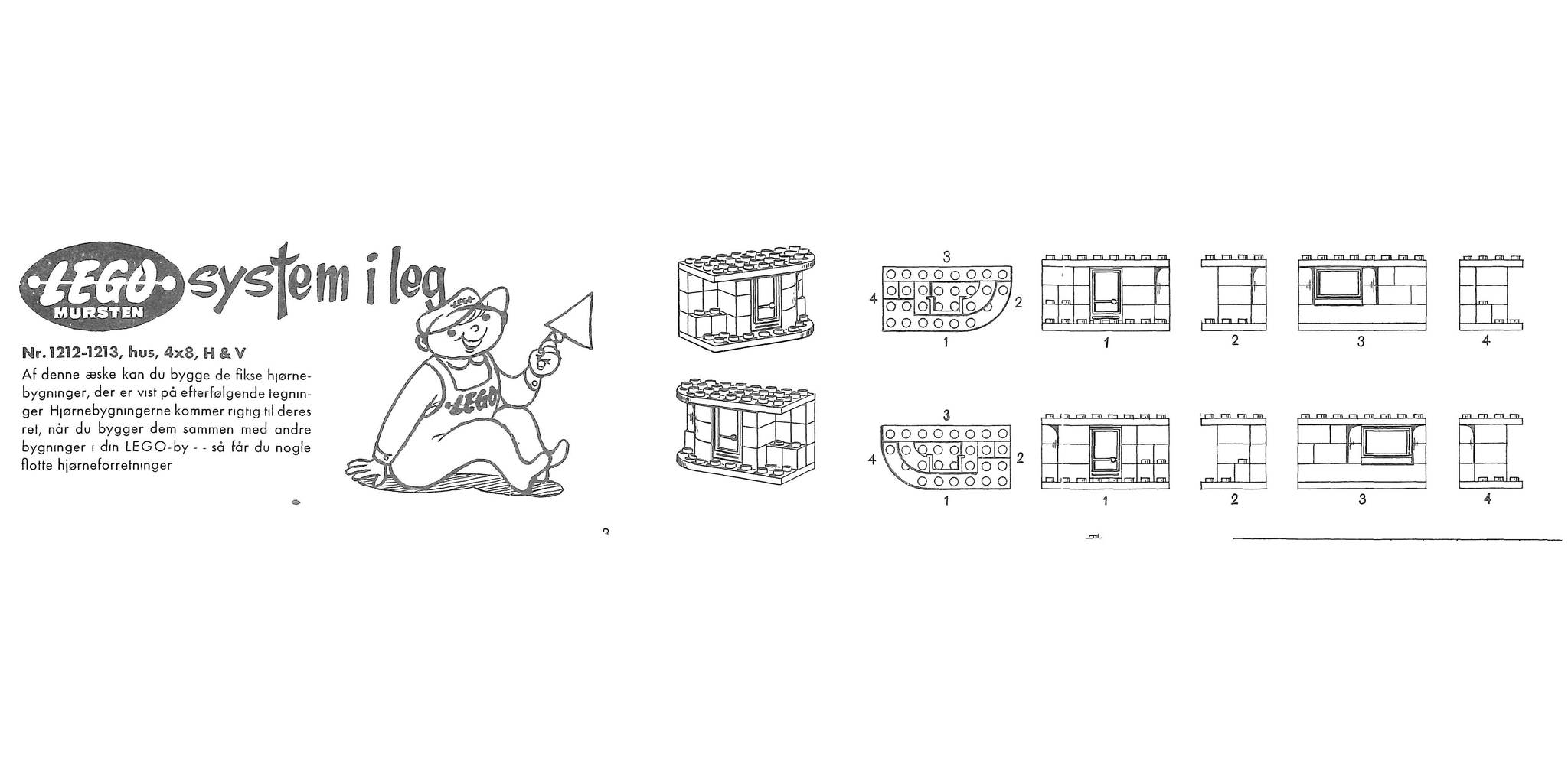 Building Instructor Set LEGO® building instructions through time | LEGO® History | LEGO.com US