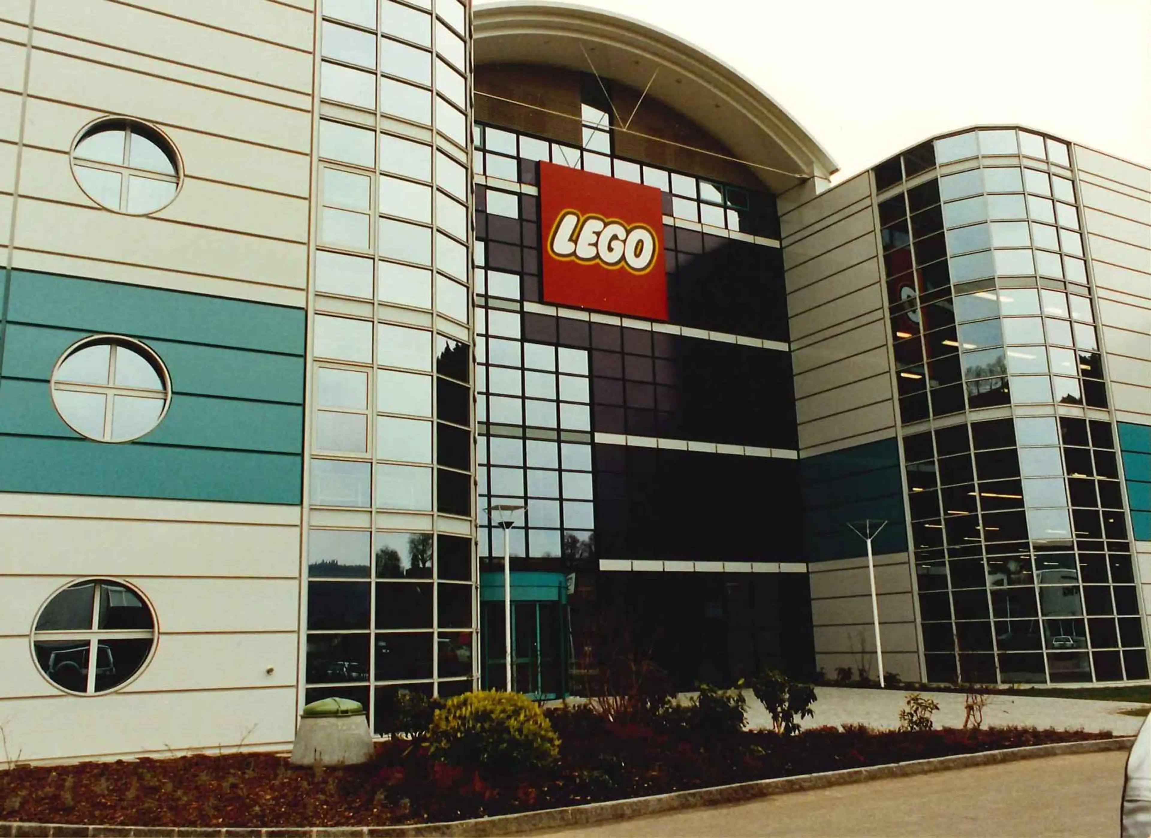 Main entrance of a LEGO factory