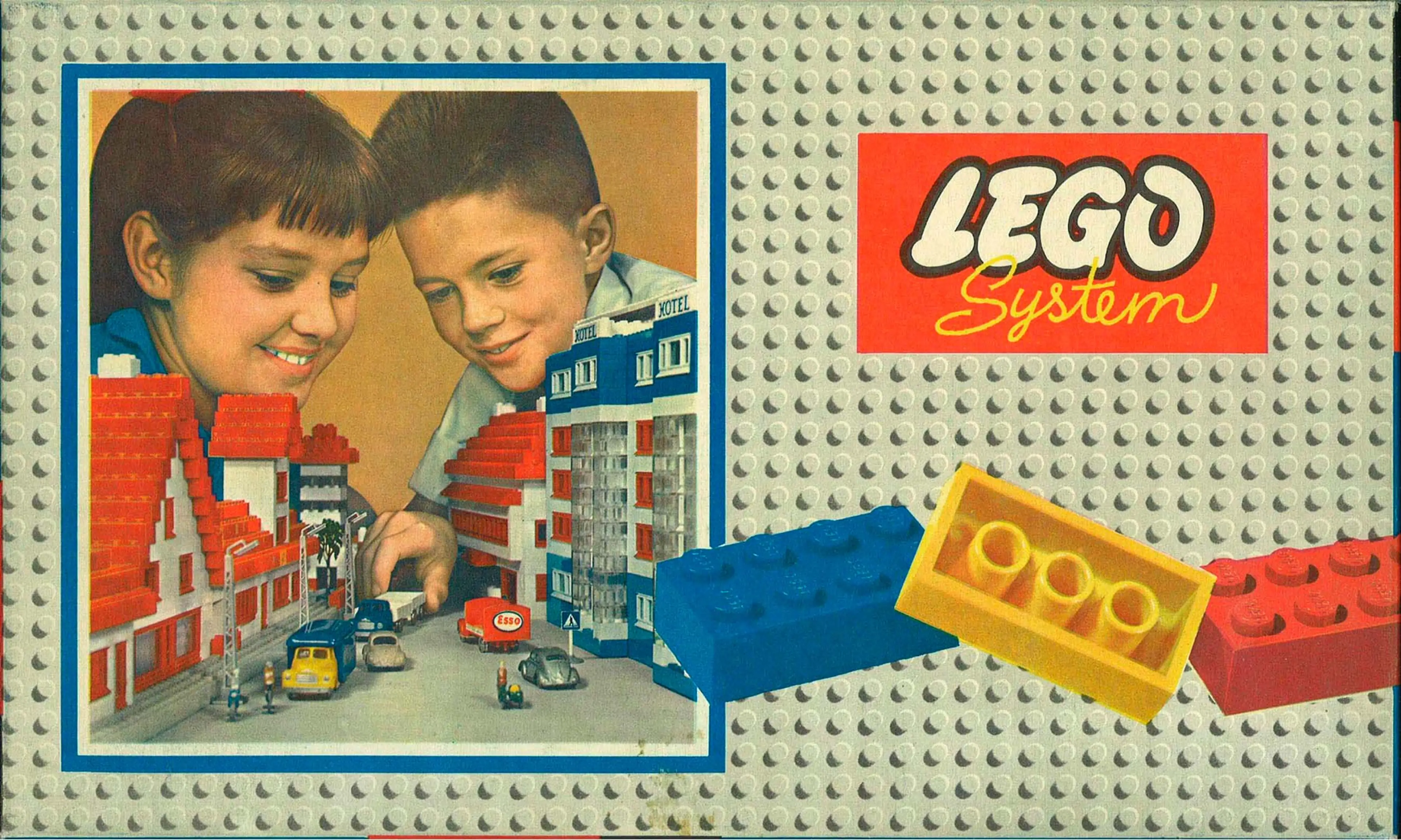 front of a LEGO box