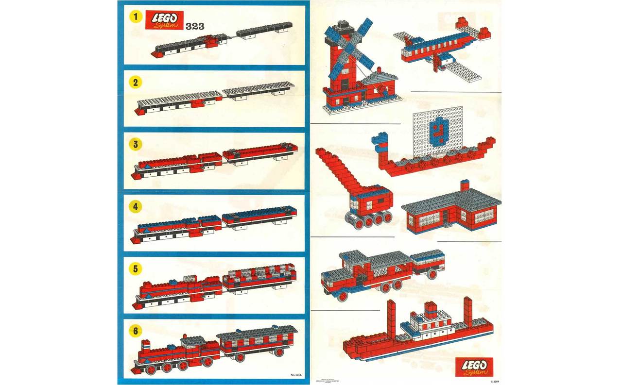 LEGO® building instructions through time | LEGO® History | LEGO.com US