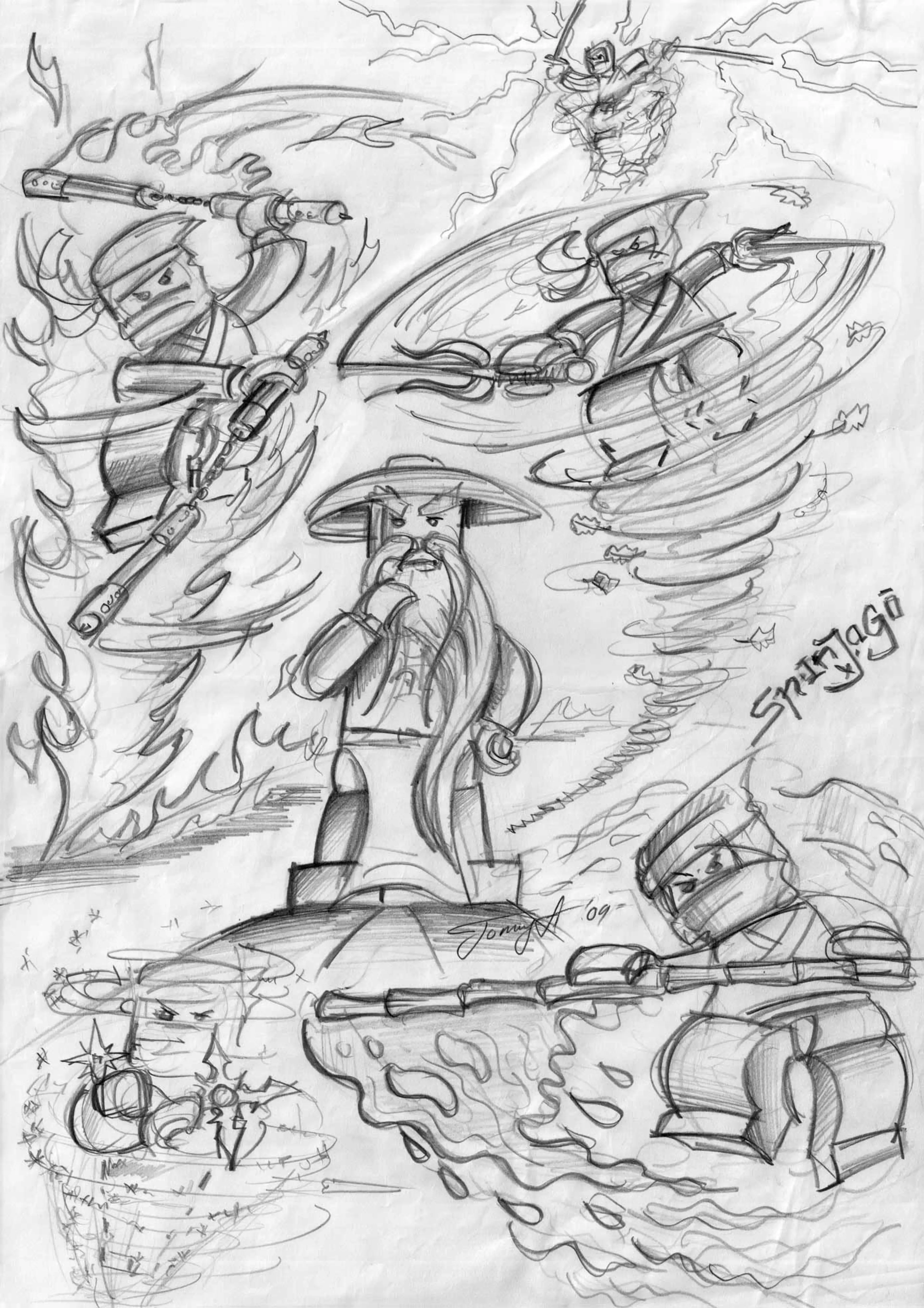first Ninjago drawing