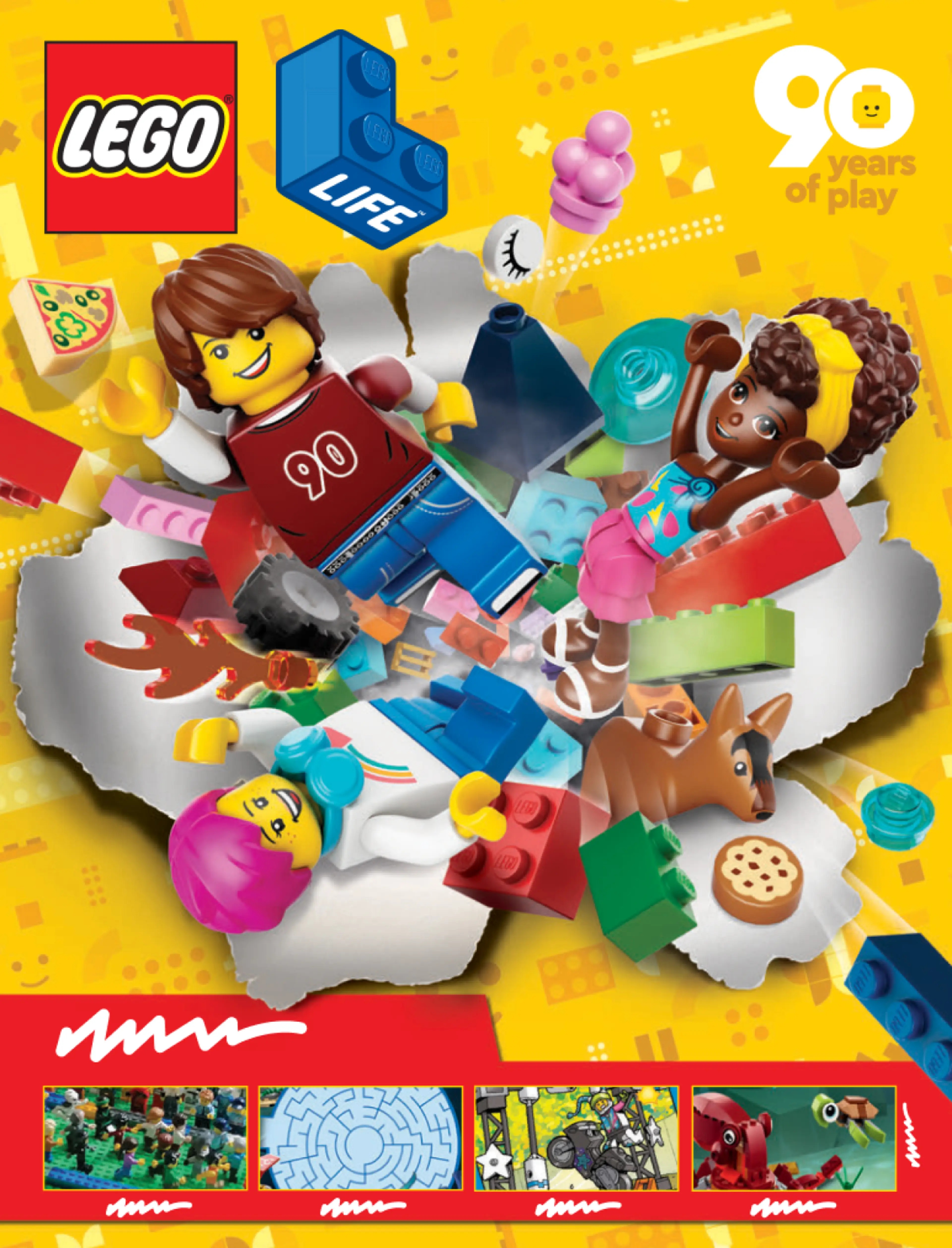 Cover of a LEGO® Life Magazine