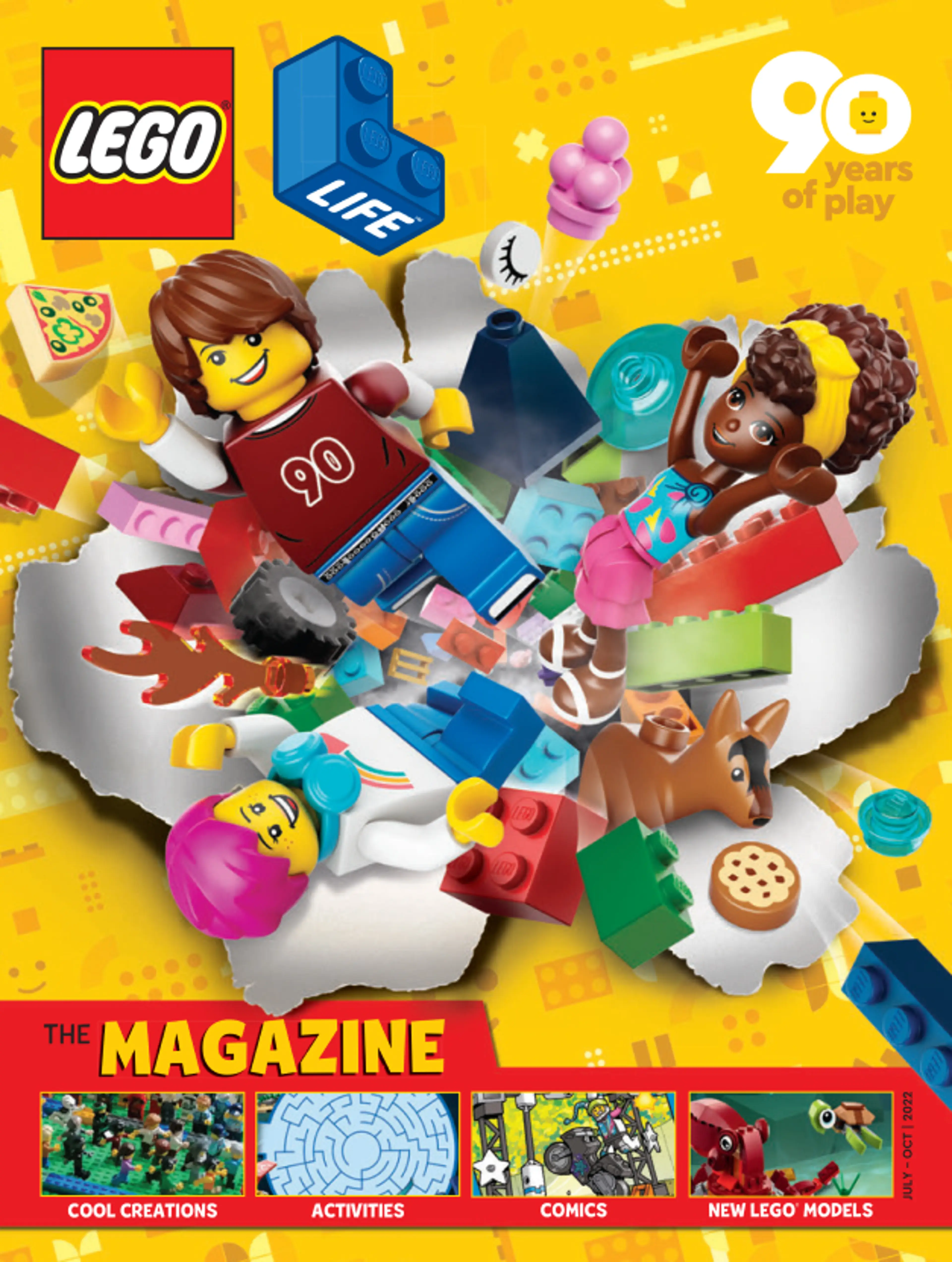 Cover of a LEGO Life Magazine