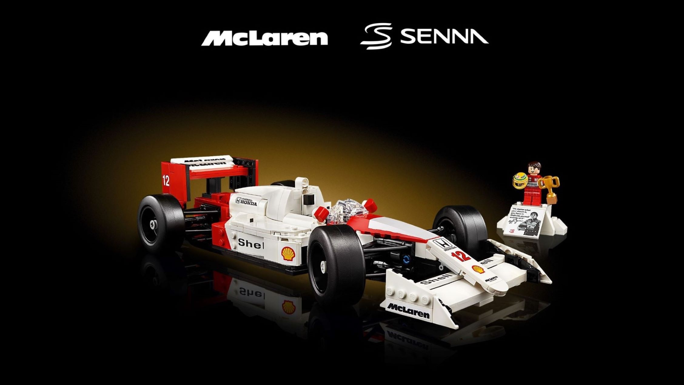 レゴ®アイコン マクラーレン MP4/4 & アイルトン・セナ 予約受付開始 