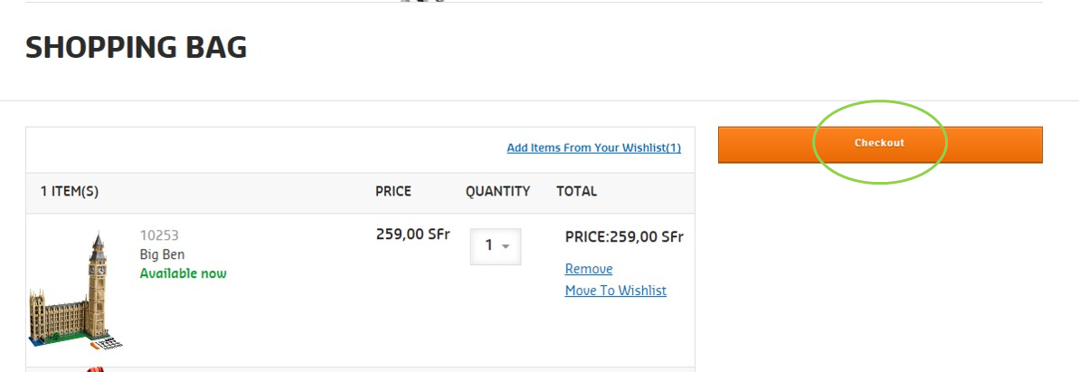 Commande lego en ligne Clearance