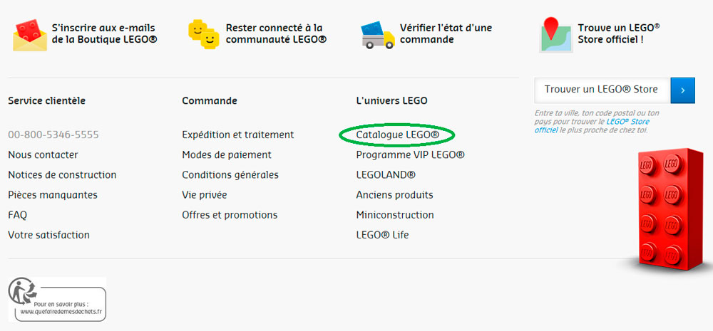 Commande lego en ligne Clearance