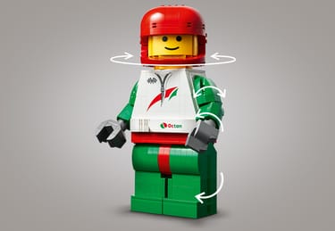 Lego Racing Driver Set Up-Scaled Racing Driver Minifigure 40819 | Minifigures | Buy online at ...