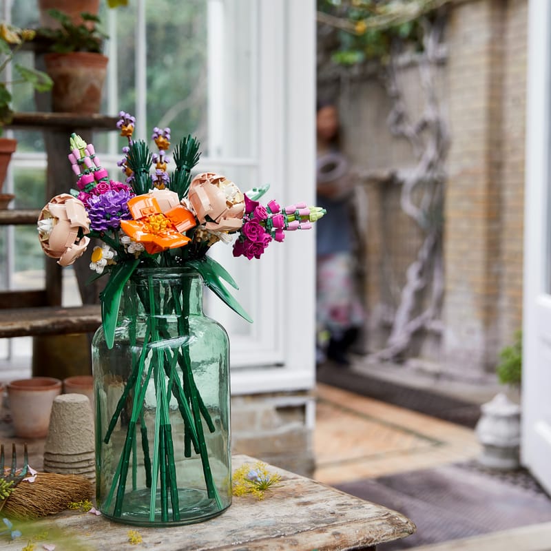 Vaso in Legno per Fiori Lego, Puzzle Espositore per Fiori, Costruibile 3D per Bouquet, Rose, Tulipani, Decorazione Moderna per Casa (piccolo modello Vaso in Legno per Fiori Lego, Puzzle Espositore per Fiori, Costruibile 3D per Bouquet, Rose, Tulipani, Decorazione Moderna per Casa (piccolo modello
