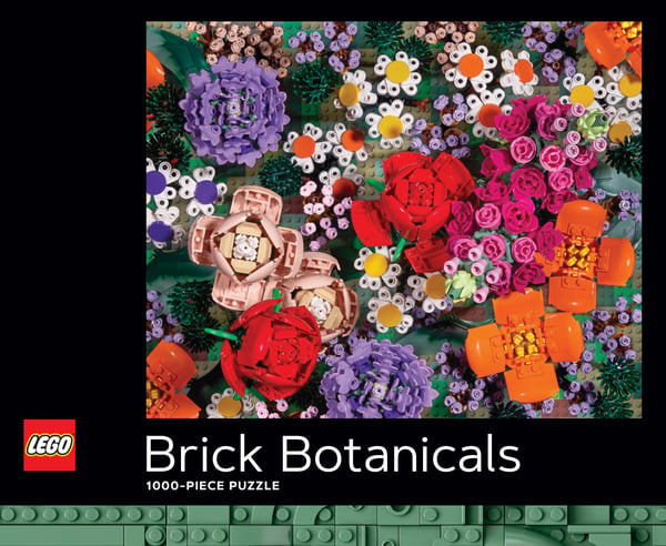 LEGO 5007851 Puzzle de 1 000 pièces Fleurs en briques