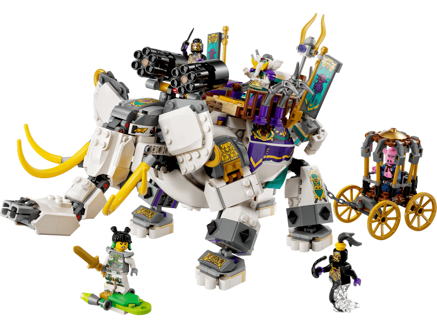 Lego Merch Yellow Tusk Elephant 80043 | Monkie Kid™ | Buy online at the Official ...