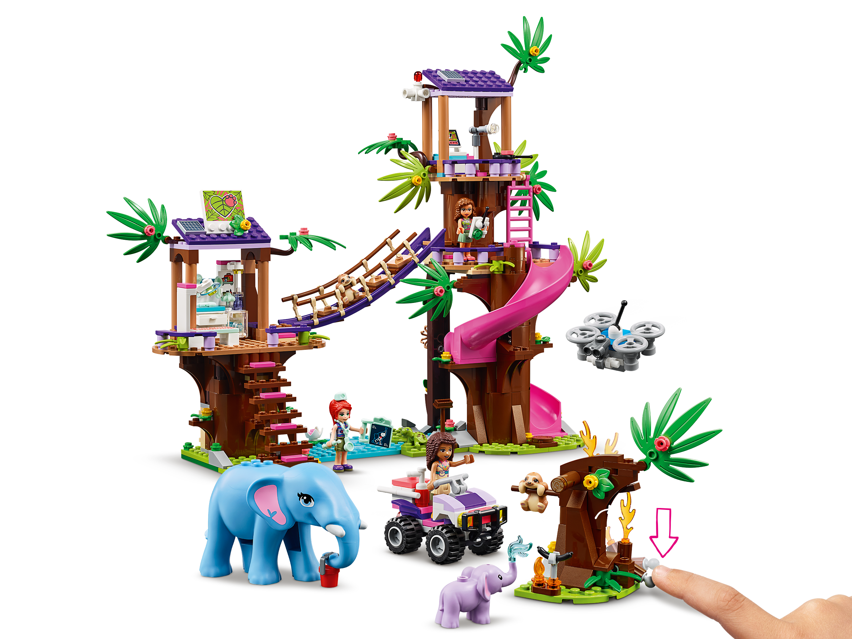 Jungle Base 41424 | Buy online at the Official LEGO® Shop US