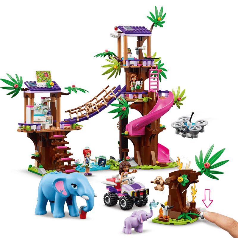 41424 La base de sauvetage dans la jungle 41424 | Friends | Boutique LEGO ...