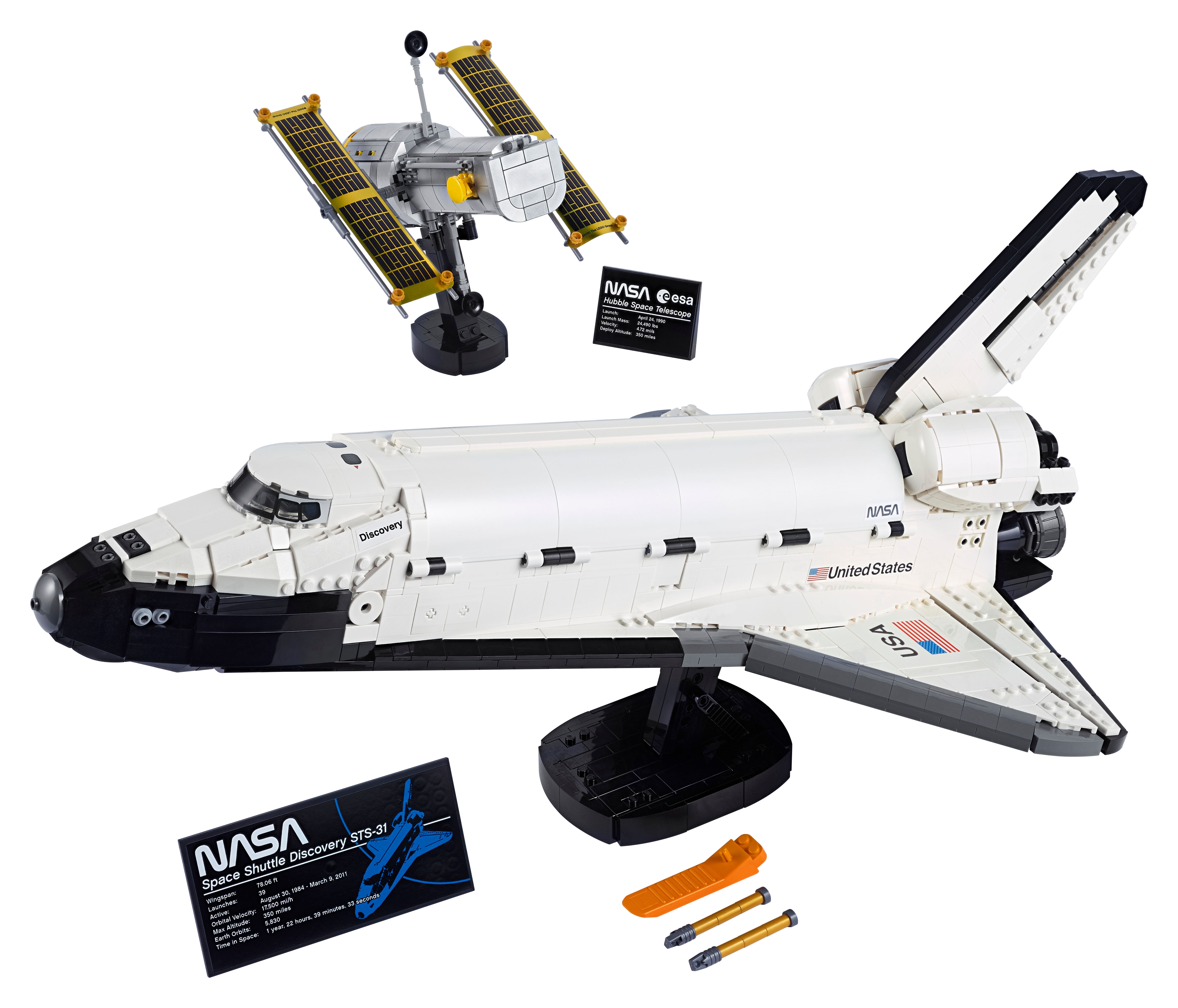 trække Resultat Vær opmærksom på NASA Space Shuttle Discovery 10283 | LEGO® Icons | Officiel LEGO® Shop DK