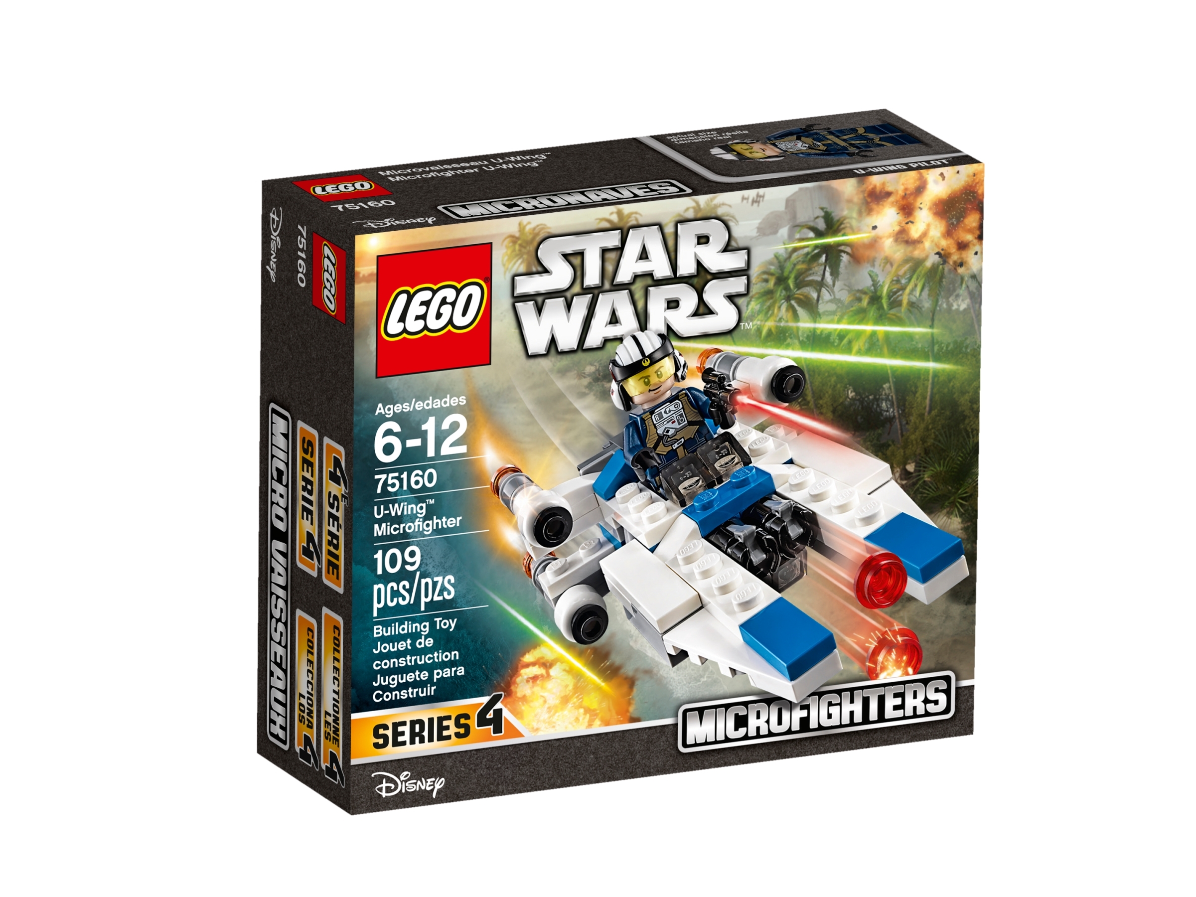 109 pcs LEGO Star Wars 75160 U-Wing Migrofighter Series 4 NEW Retired 
