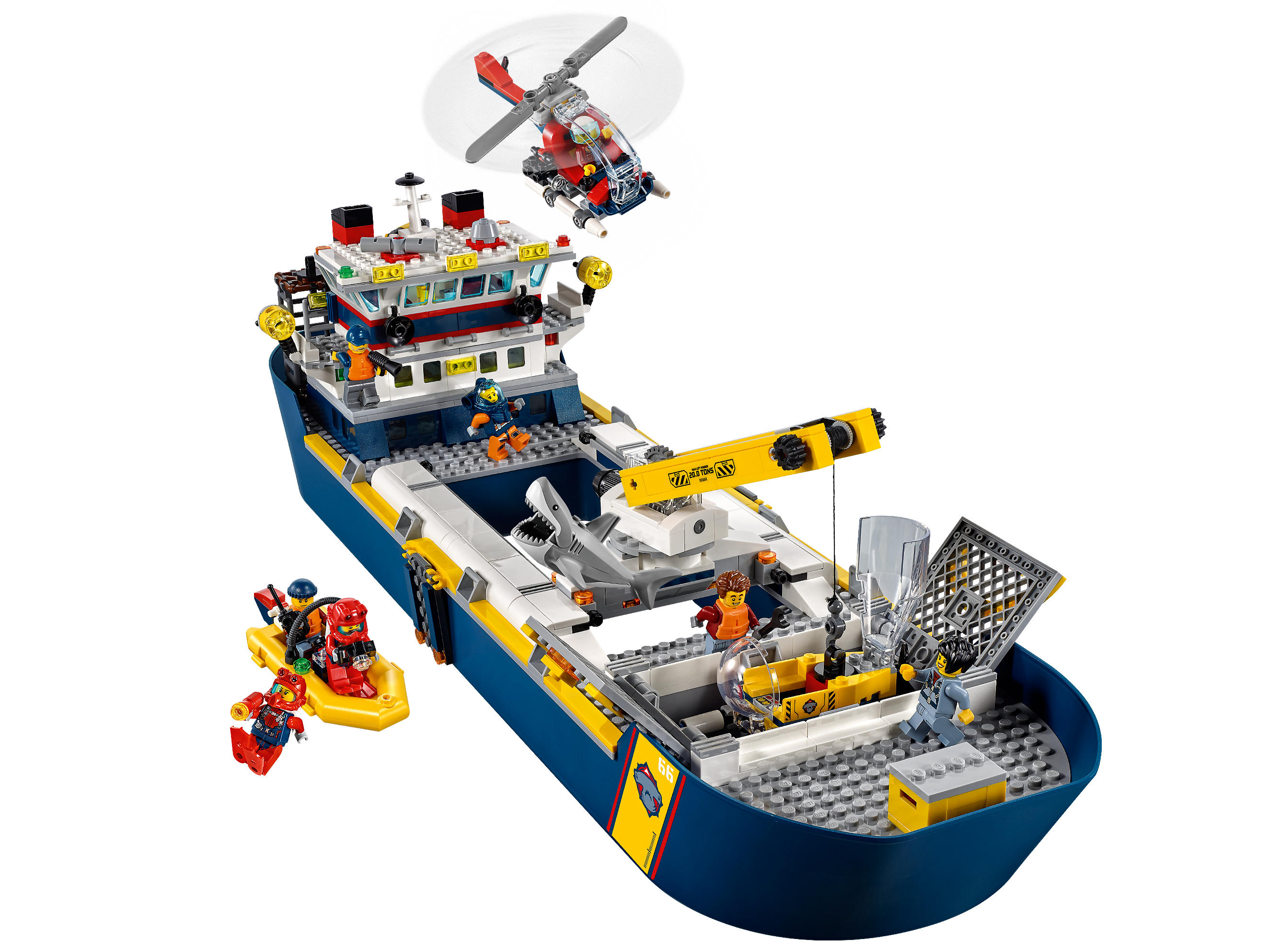 Ladrillo Brillo-gc Luz Kit para la exploración de la nave Lego City Océano 60266 Nuevo Diseño