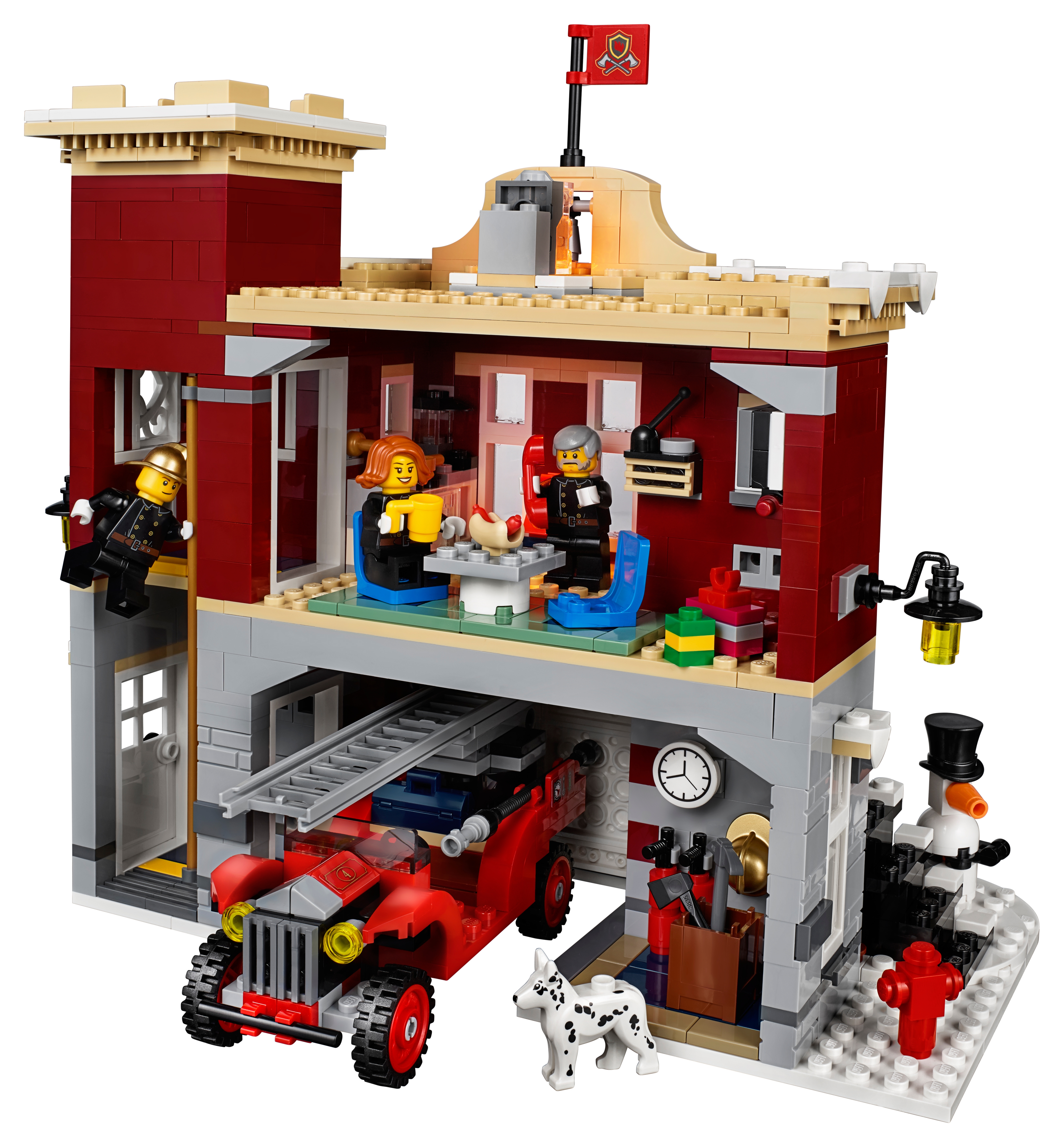 LEGO Winter Village Fire Station 10263 Creator Expert Christmas Holiday new 