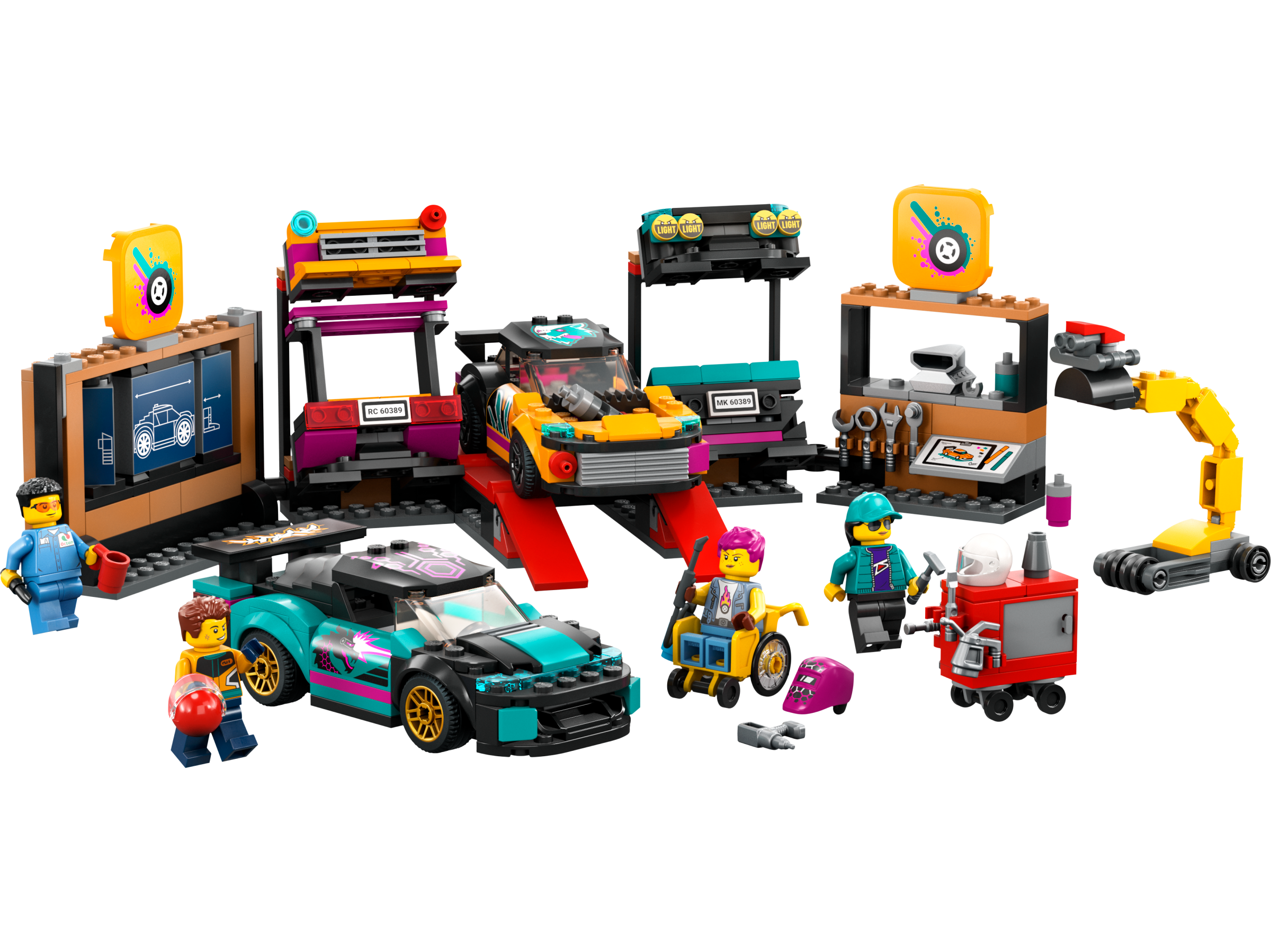 Custom Car Garage 60389 | City | Buy online at the Official LEGO® Shop US
