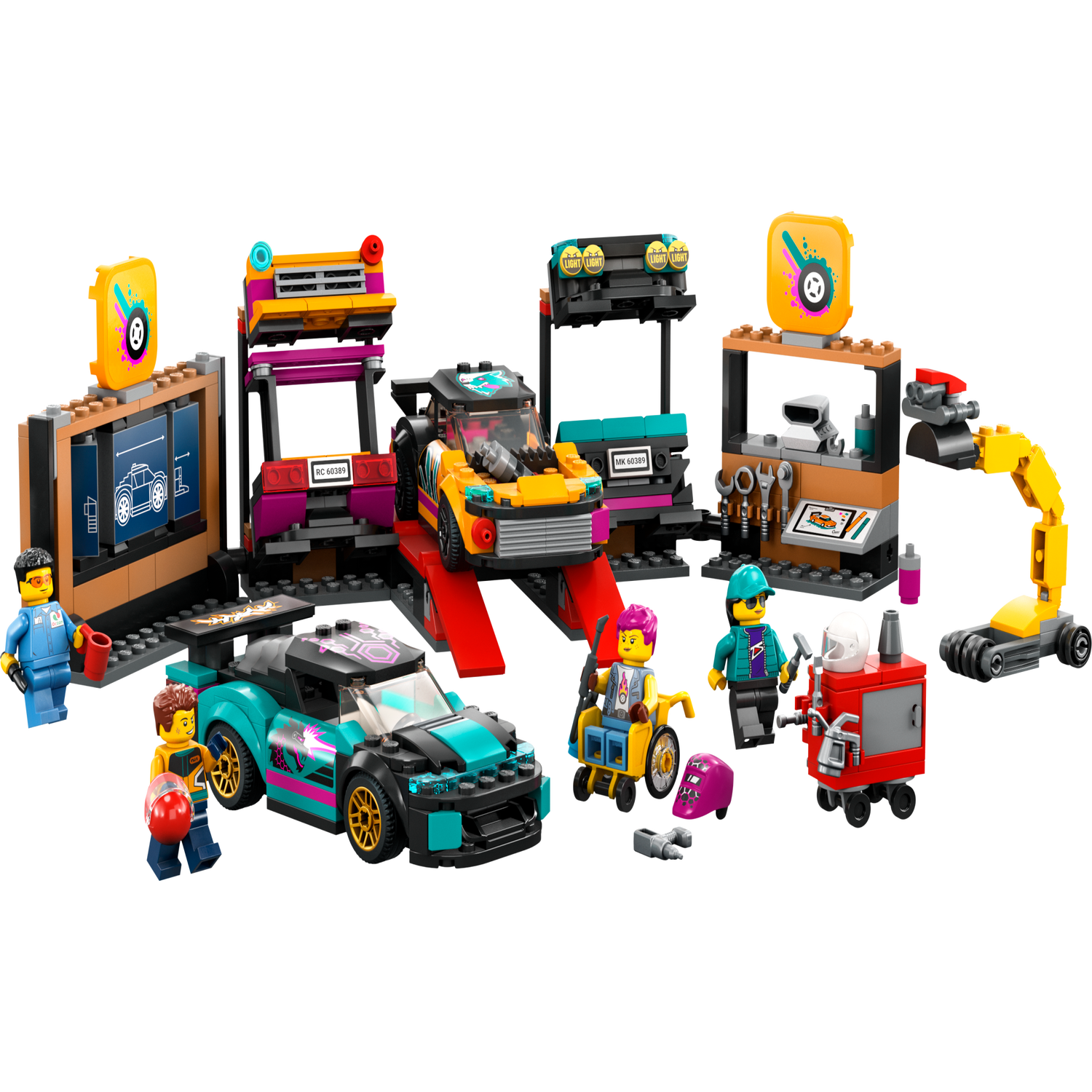 LEGO 60389 Garage de Voitures Personnalisées jeu de construction