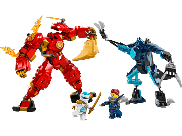 LEGO 71808 Le robot élémentaire du feu de Kai
