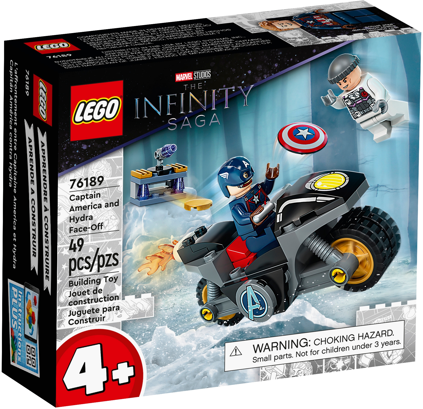 Captain America and Face-Off 76189 | Marvel Buy online at the Official LEGO® Shop US