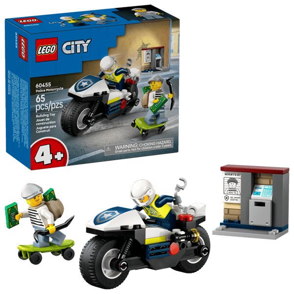 LEGO 60455 La course-poursuite en moto de police — visuel 2 sur 8