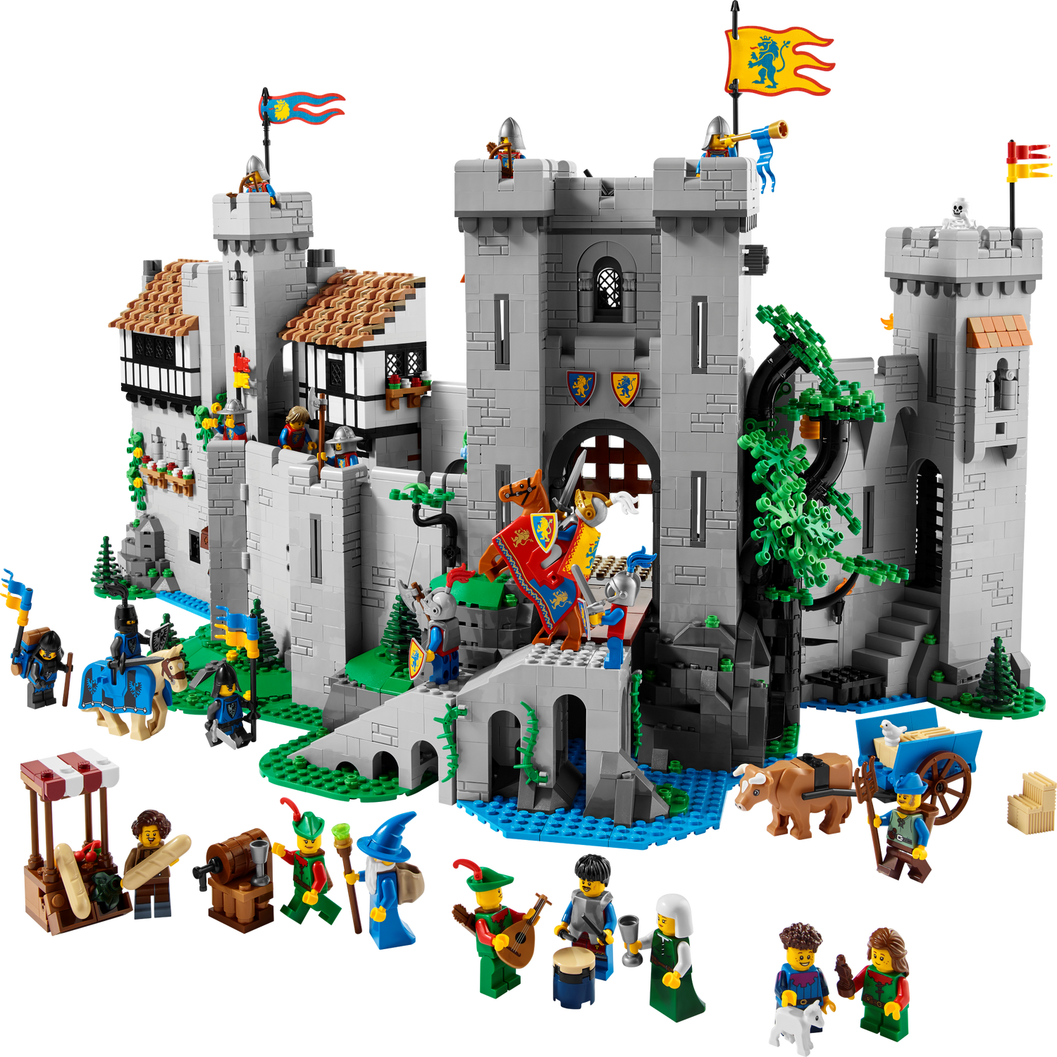 LEGO Icons 10305 pas cher, Le château des Chevaliers du Lion