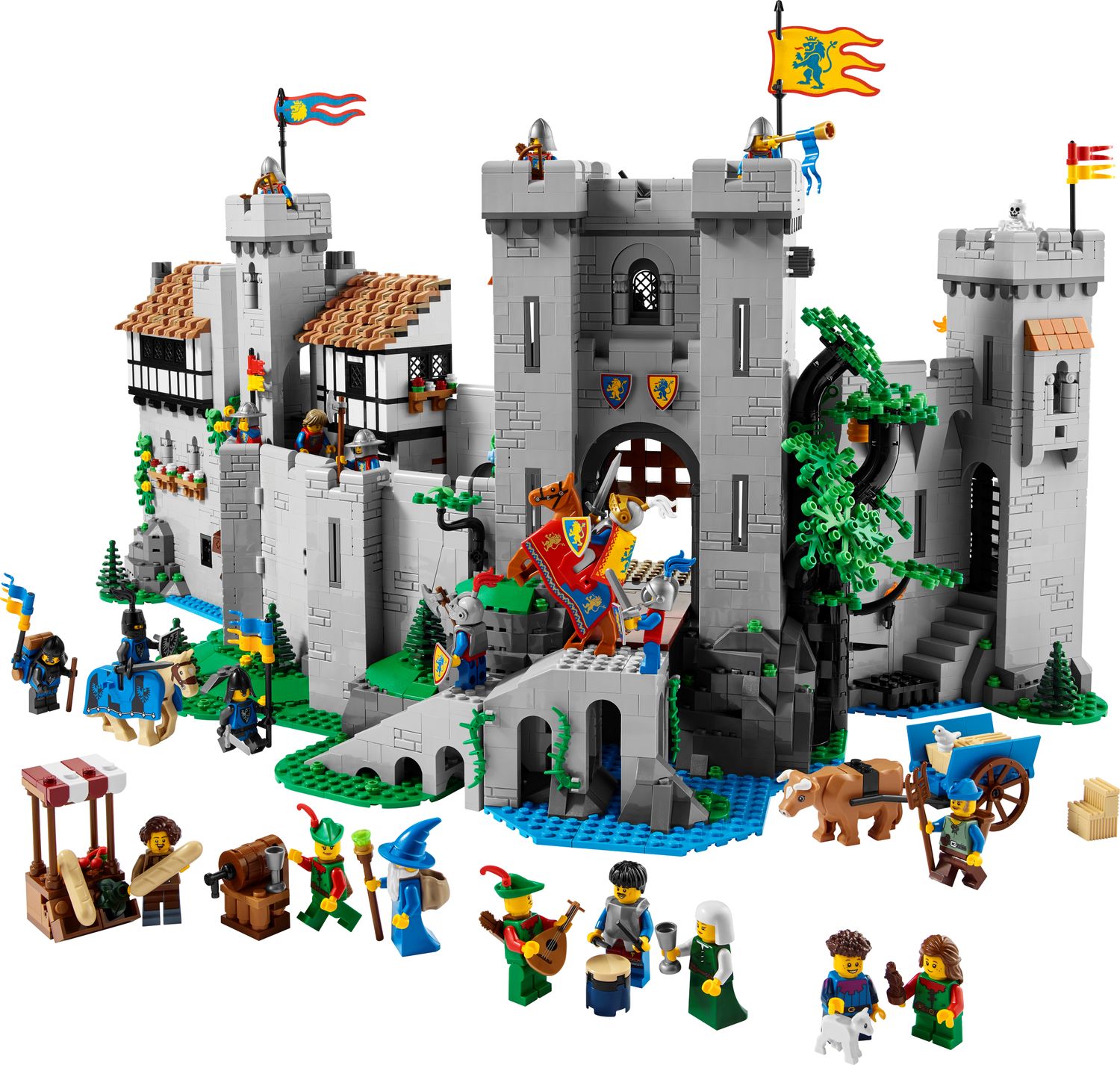 Kit Luci LED YEABRICKS Per LEGO 10332 Piazza Medievale | Illuminazione Per Modellismo (set Escluse)
