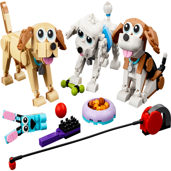 LEGO Duplo dog puppy Hund Brown chien animal Animals figure minifigure brick