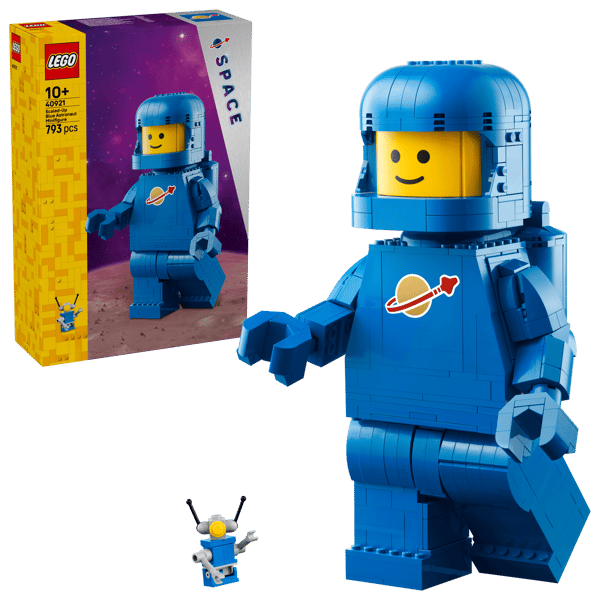 Up-Scaled Blue Astronaut Minifigure - Image 3